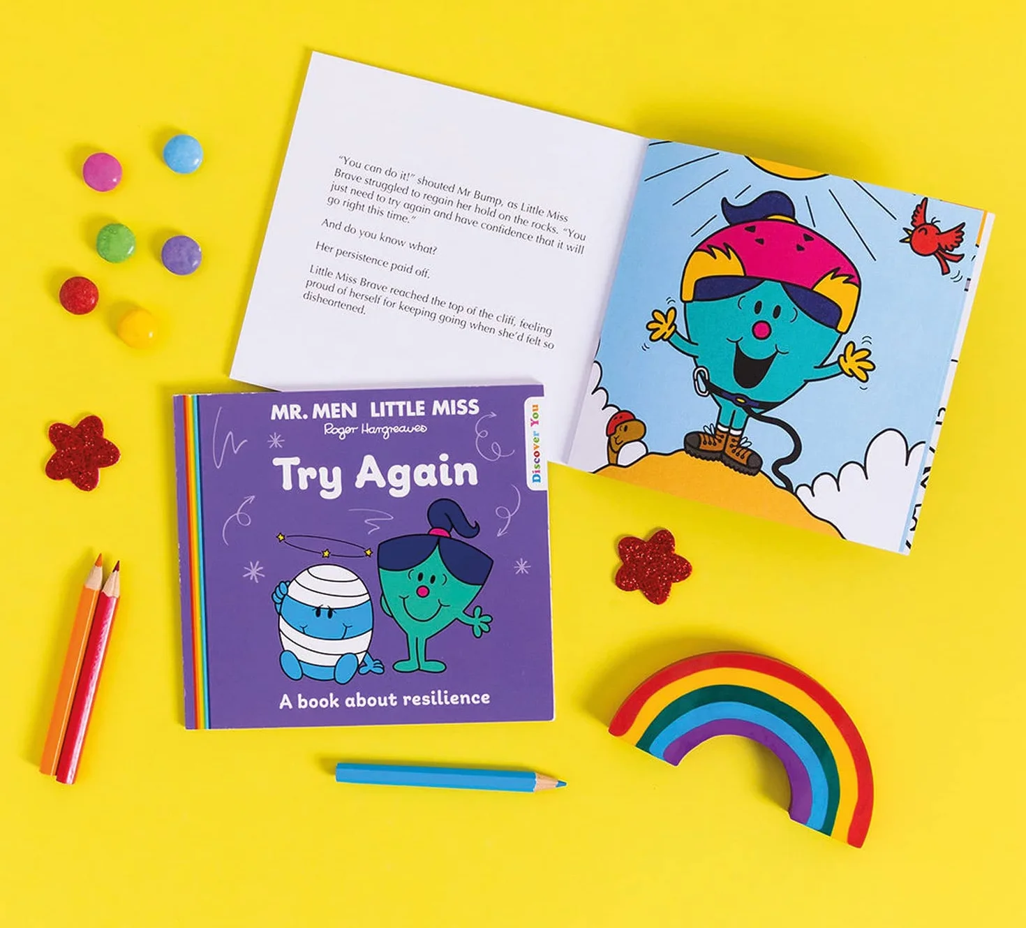 Mr. Men Little Miss: Try Again: A Book about Resilience from the New Illustrated Children’s Series for 2022 about Feelings