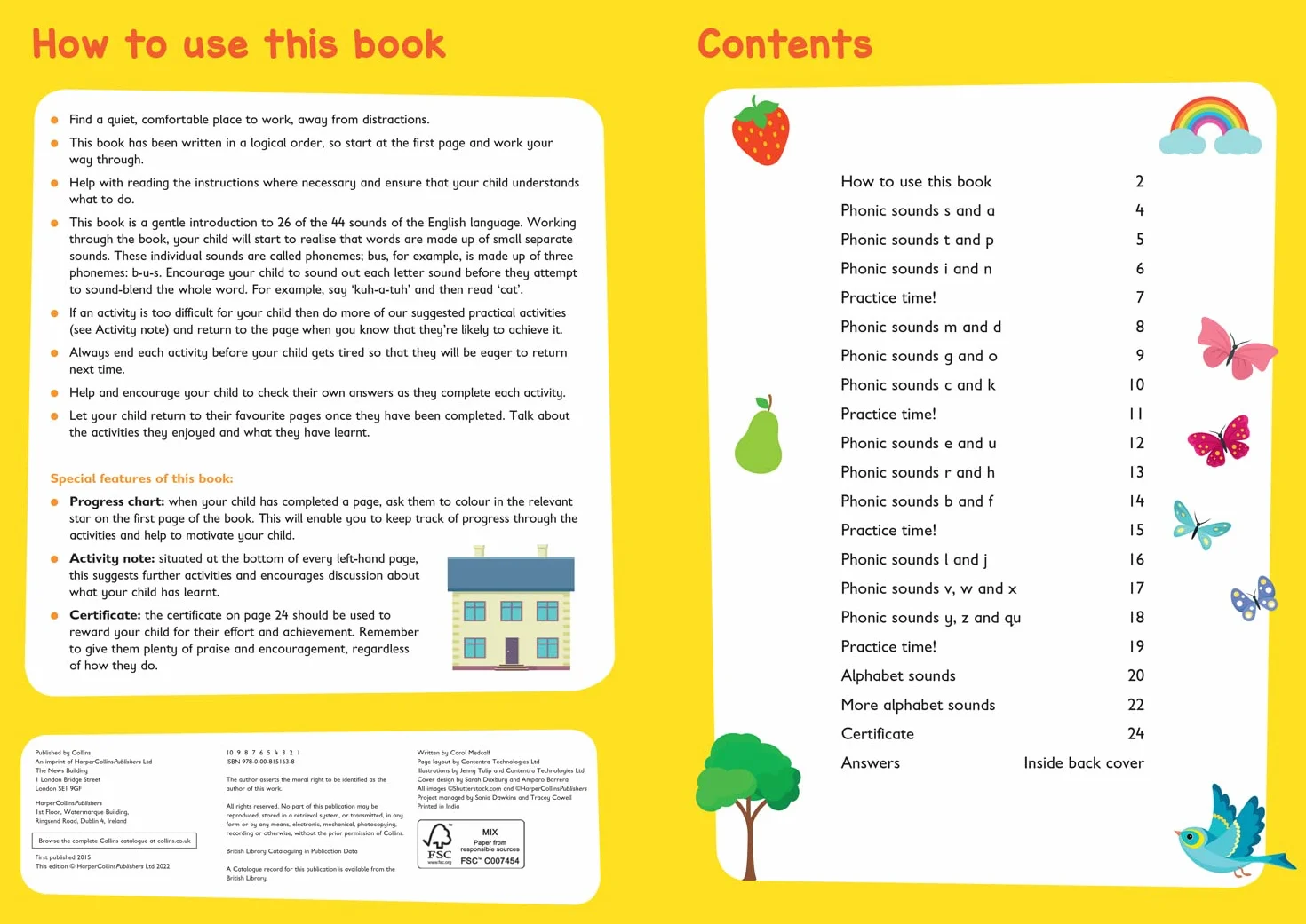 First Phonics Ages 3-4: Ideal for home learning