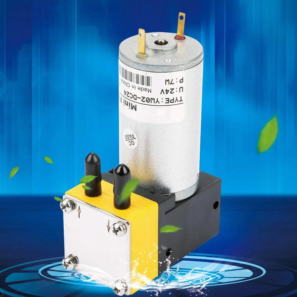 12V 0,4-1L / min mikro-powietrzna pompa próżniowa miniaturowy elektryczny silnik prądu stałego membranowa pompa próżniowa próżniowa samozasysająca pompa wodna do sprzętu ciekłego powietrza
