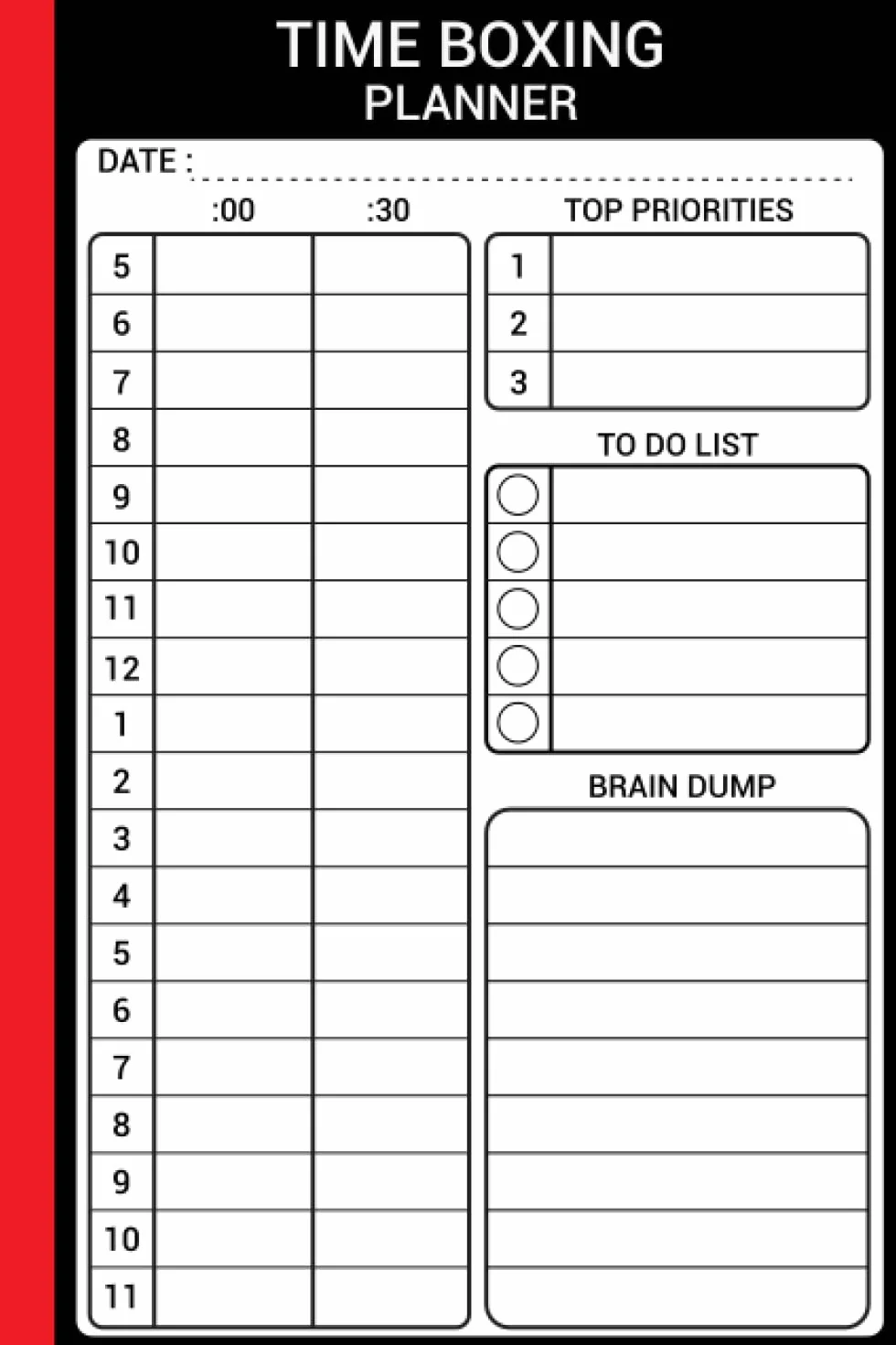 Time Boxing Planner