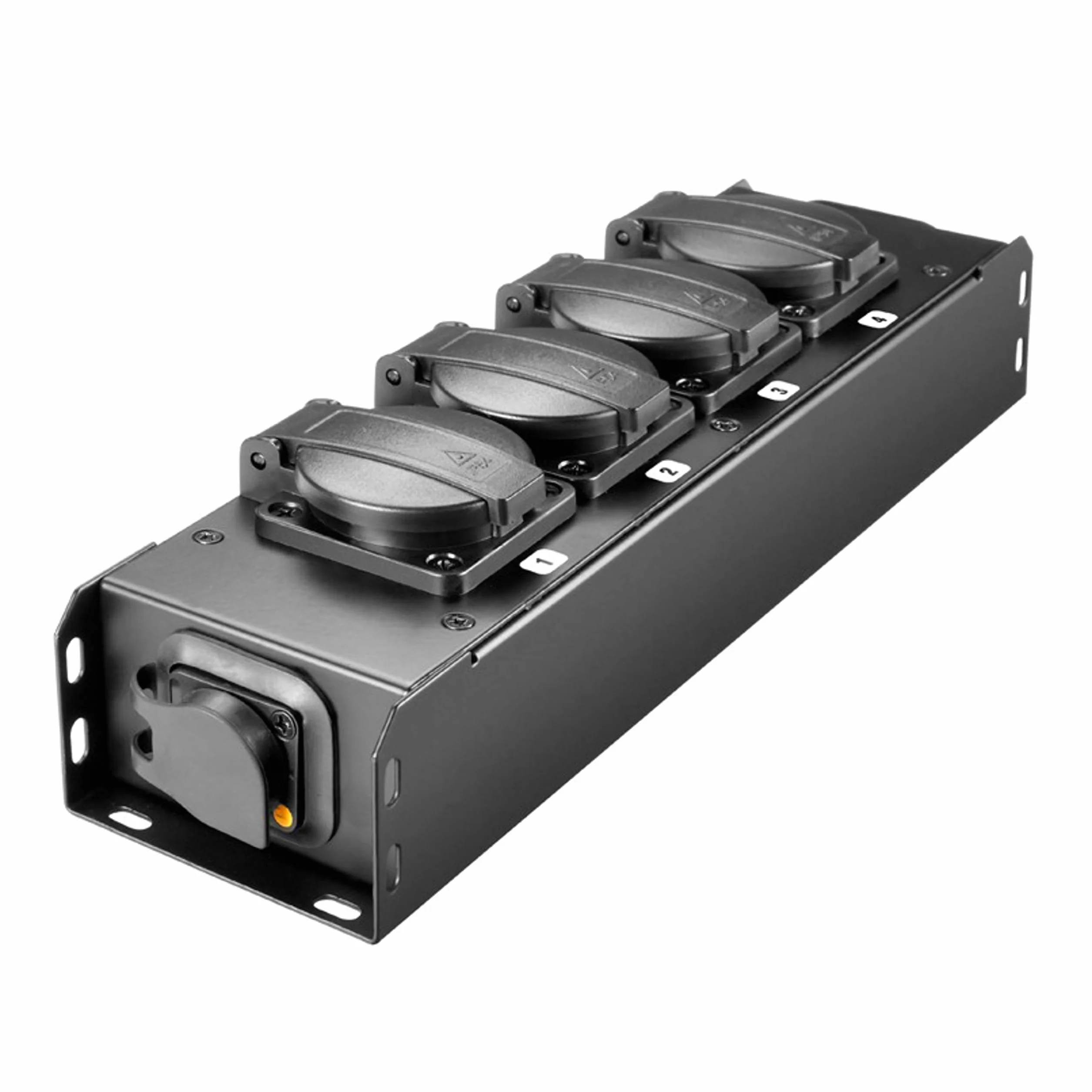Adam Hall Cables PRO PORT 4 T rozdzielacz prądu 4 x IP54 Schuko out & IP65 in/out