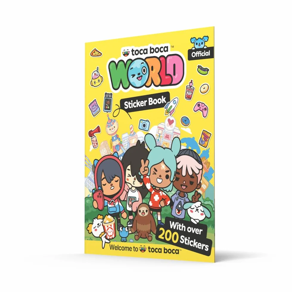 Toca Boca Sticker Book: Welcome To Toca Boca!: an official sticker book for fans of the Top 3 iPad app for kids. Perfect for children aged 8, 9, 10, 11, 12. NEW for 2026!