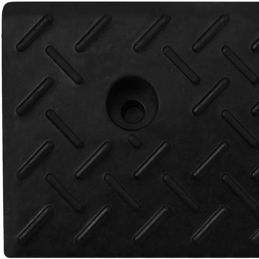 vidaXL Najazdy krawężnikowe, 2 szt., 50 x 17,5 x 5 cm, gumowe