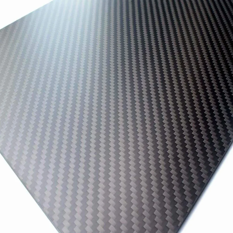 Płyta z włókna węglowego 3K, Arkusz włókna węglowego w kolorze czarnym o wymiarach 300 mm x 600 i grubości 0,5-5(3mm*300mm*600mm)