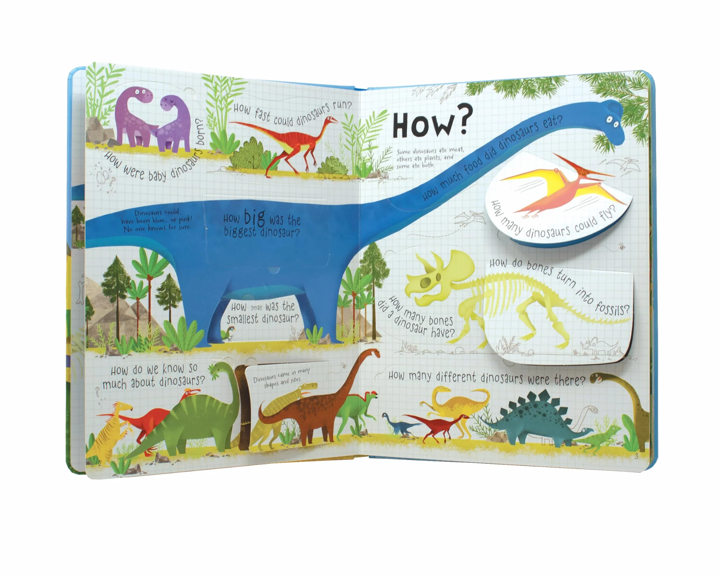 Lift-the-flap Questions and Answers about Dinosaurs (Lift-the-Flap Questions and Answert): 1 (Questions & Answers)