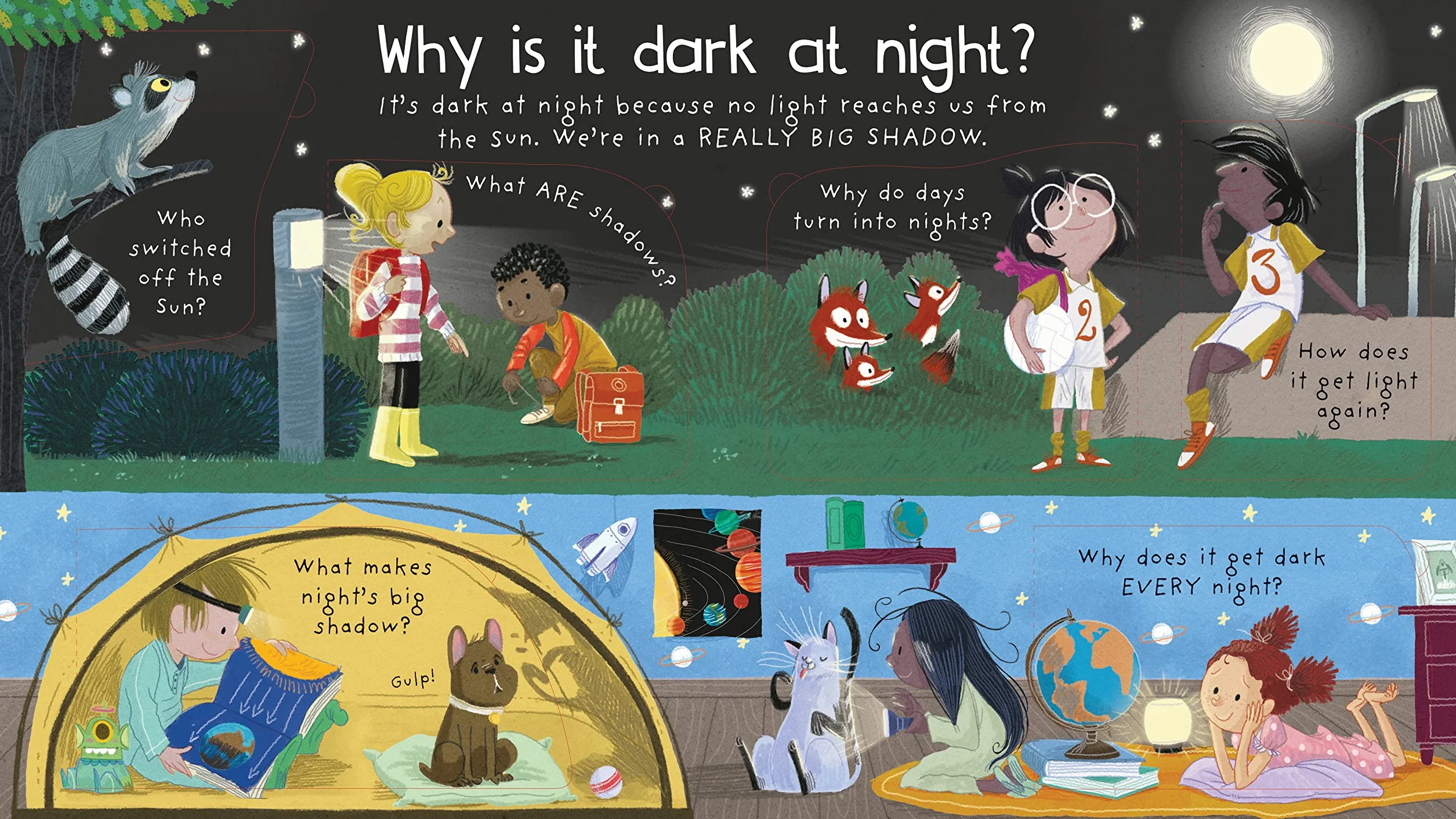 First Questions & Answers: Why is it dark at night? (First Questions and Answers)