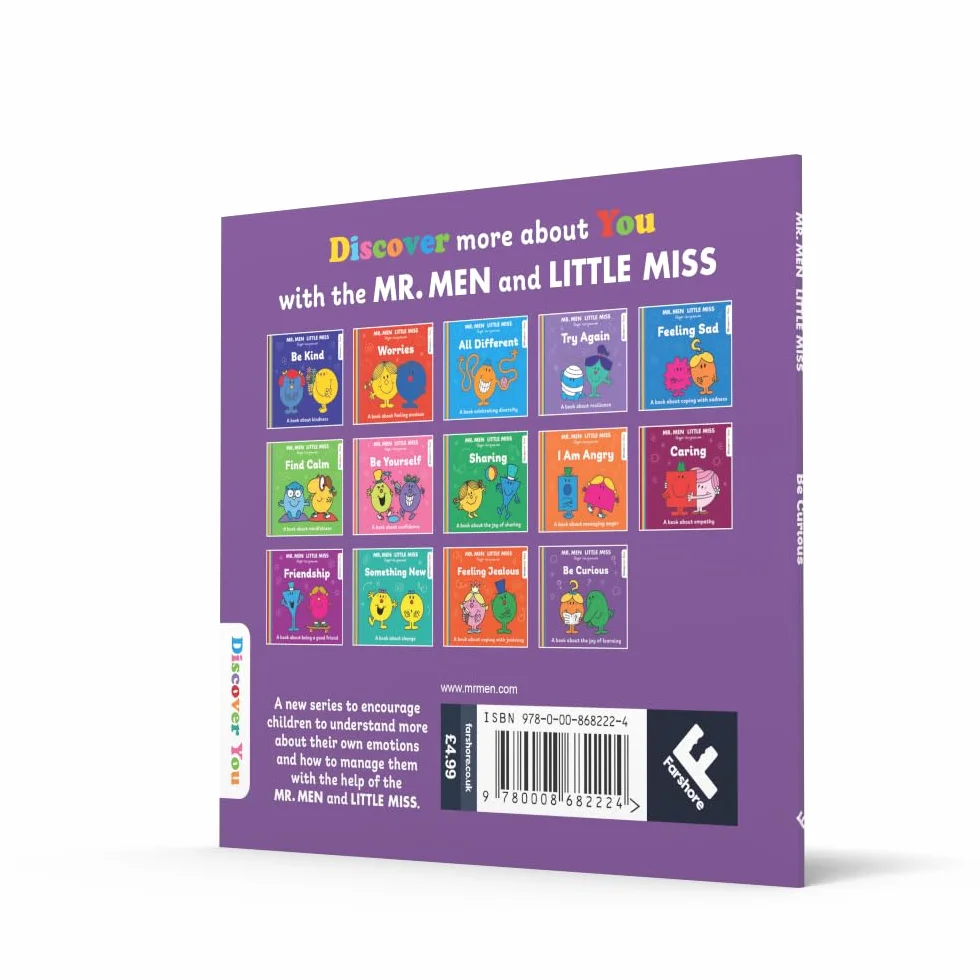 Mr. Men Little Miss: Be Curious: A NEW book for 2025 about the joy of learning from the Classic Illustrated Children’s series about feelings