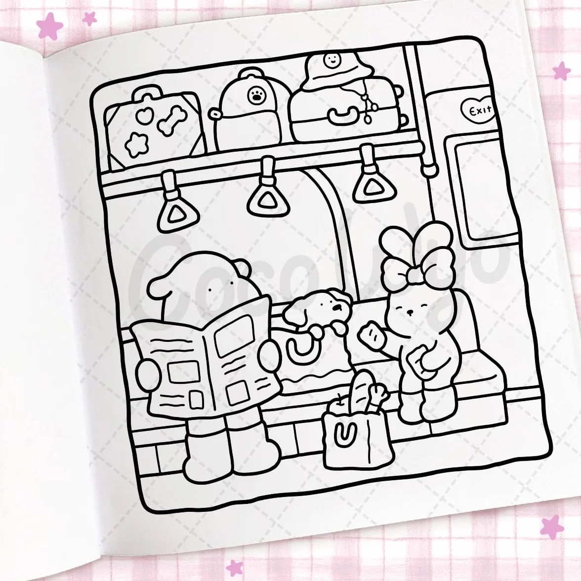 Cozy Days: A cute and comfy colouring book