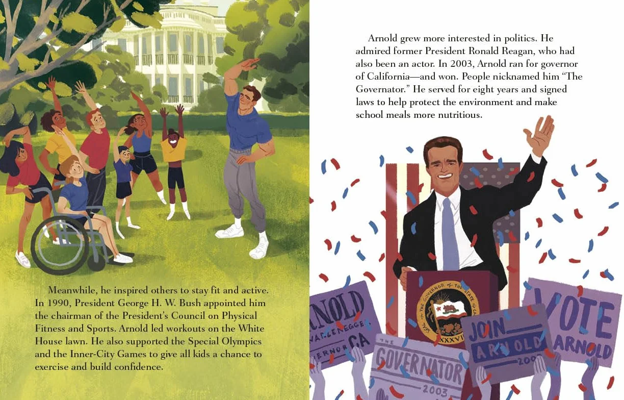 Arnold Schwarzenegger: A Little Golden Book Biography