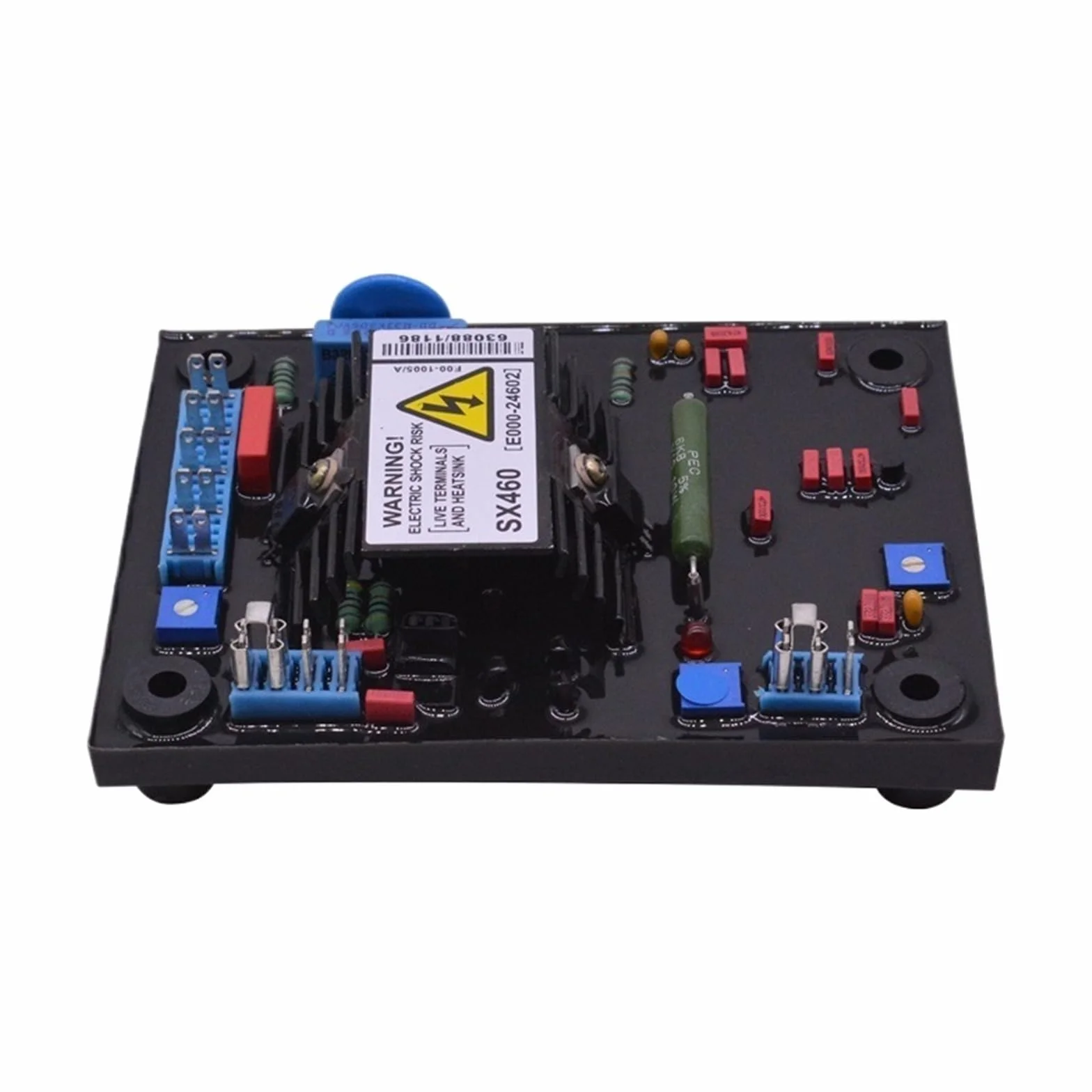 1 szt. AVR SX460 Automatyczny regulator napięcia do bezszczotkowego generatora kondensatora czerwony