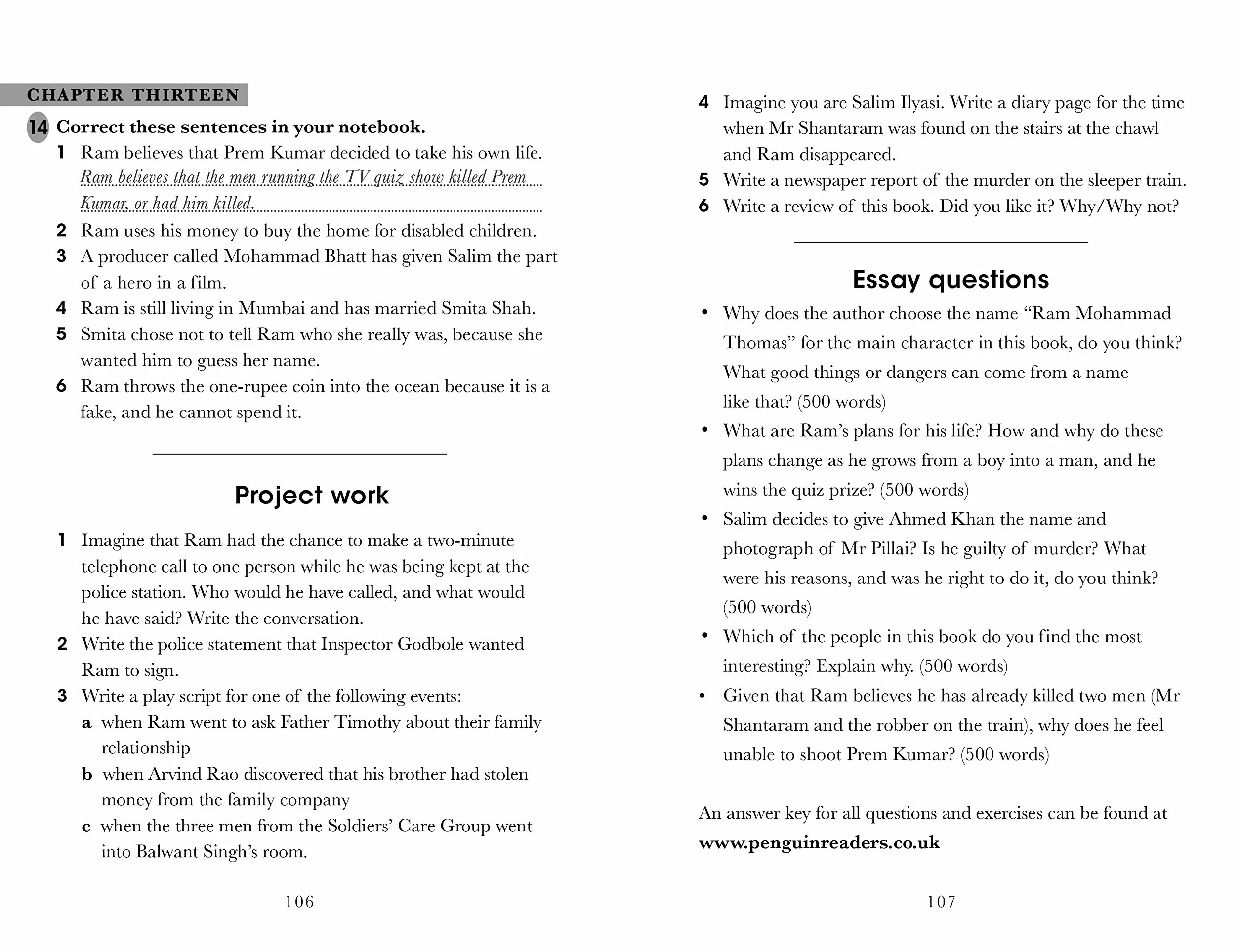 Penguin Readers Level 6: Slumdog Millionaire: Abridged Edition
