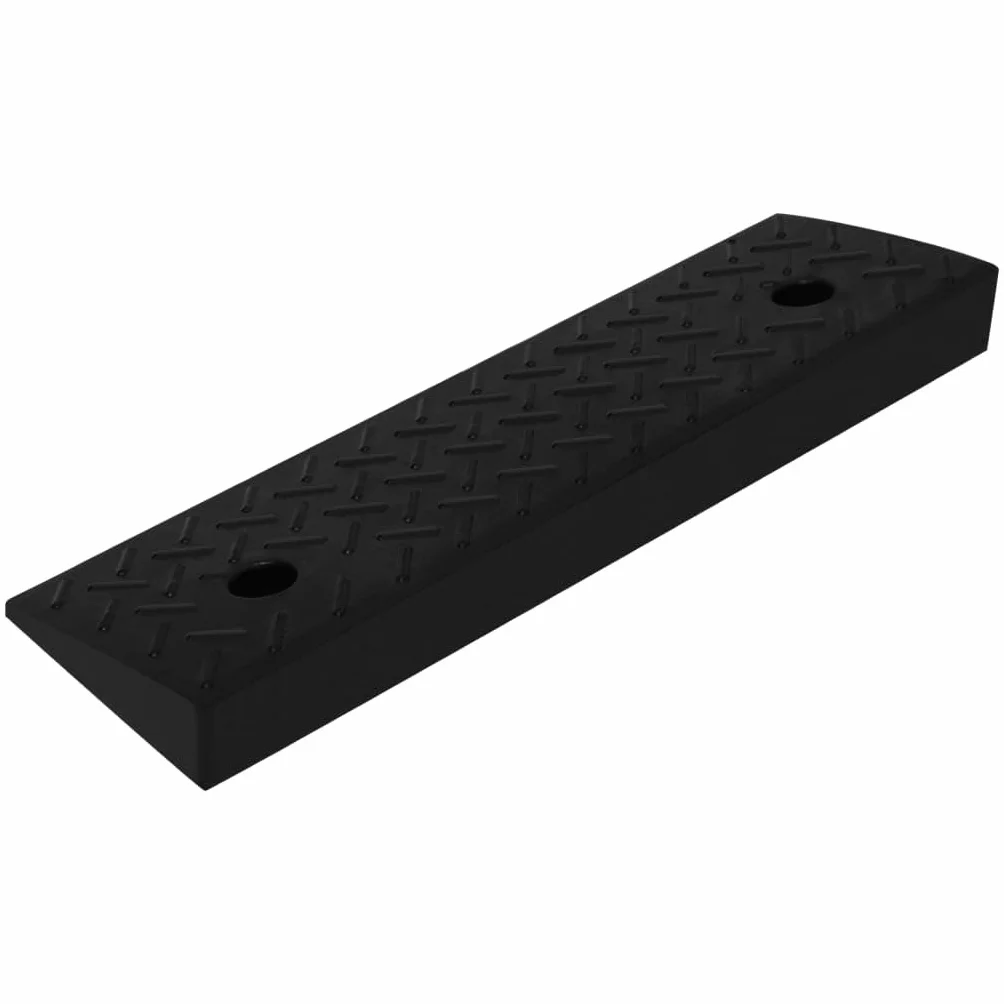 vidaXL Najazdy krawężnikowe, 2 szt., 50 x 17,5 x 5 cm, gumowe
