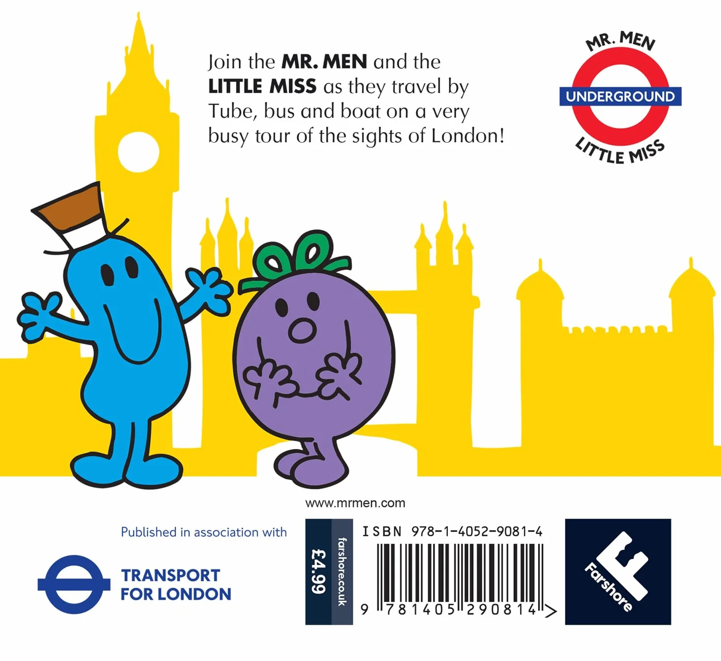 Mr. Men Little Miss in London: The Perfect Children’s Book for a Trip to London