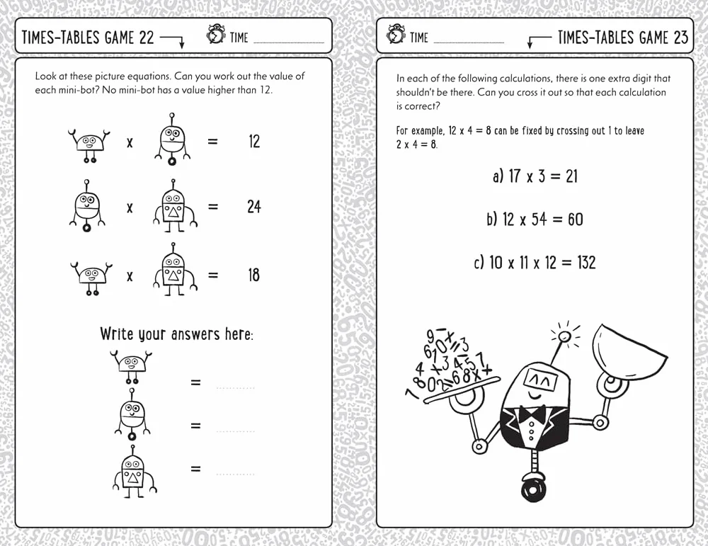 Times Tables Games for Clever Kids: More Than 100 Puzzles to Exercise Your Mind