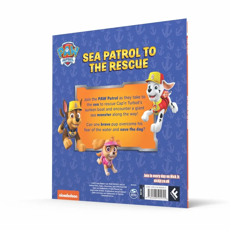 PAW Patrol Sea Patrol To The Rescue Picture Book: A PAWsome ocean adventure story perfect for every PAW Patrol fan.