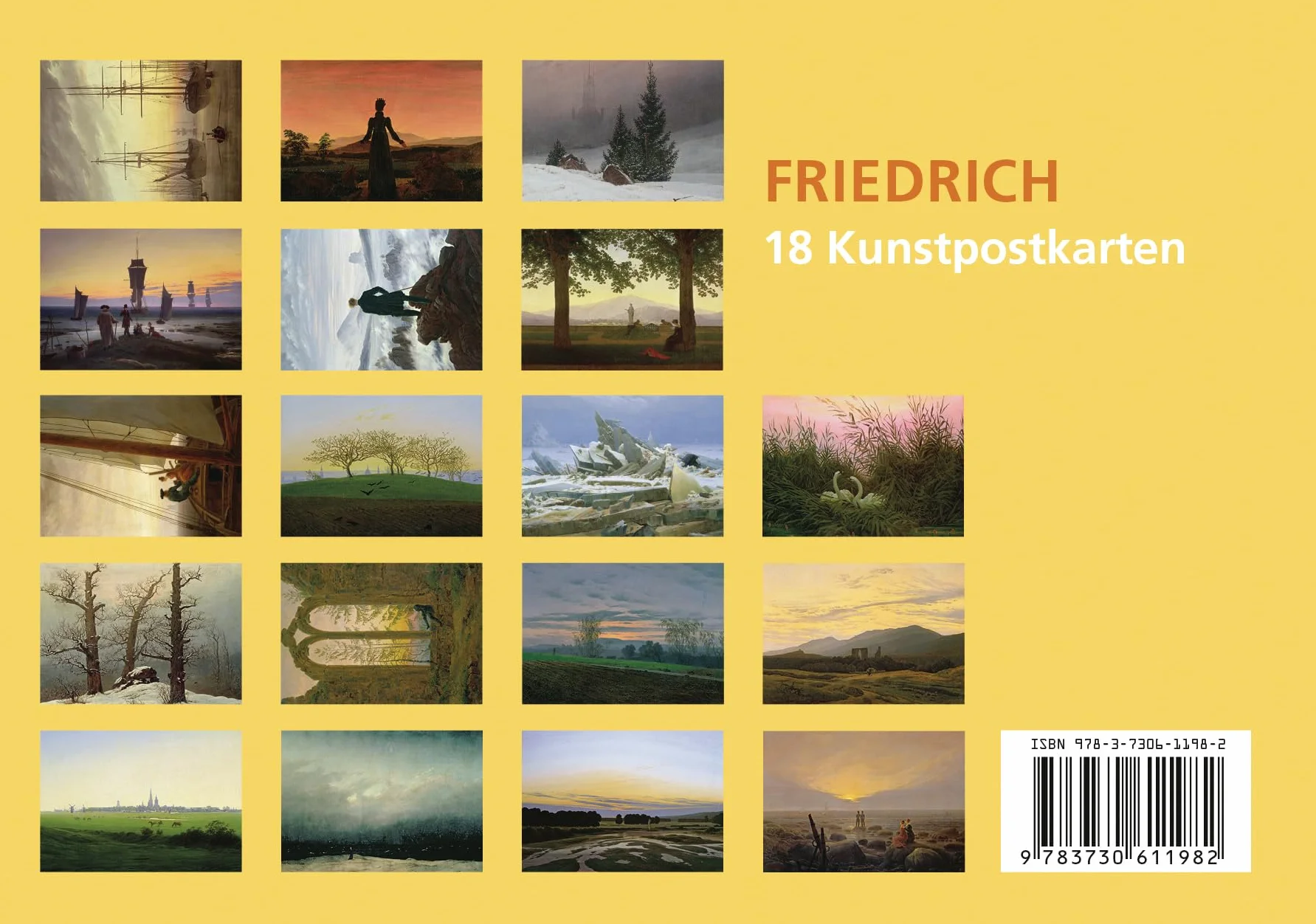 Postkarten-Set Caspar David Friedrich: 18 Kunstpostkarten: 34