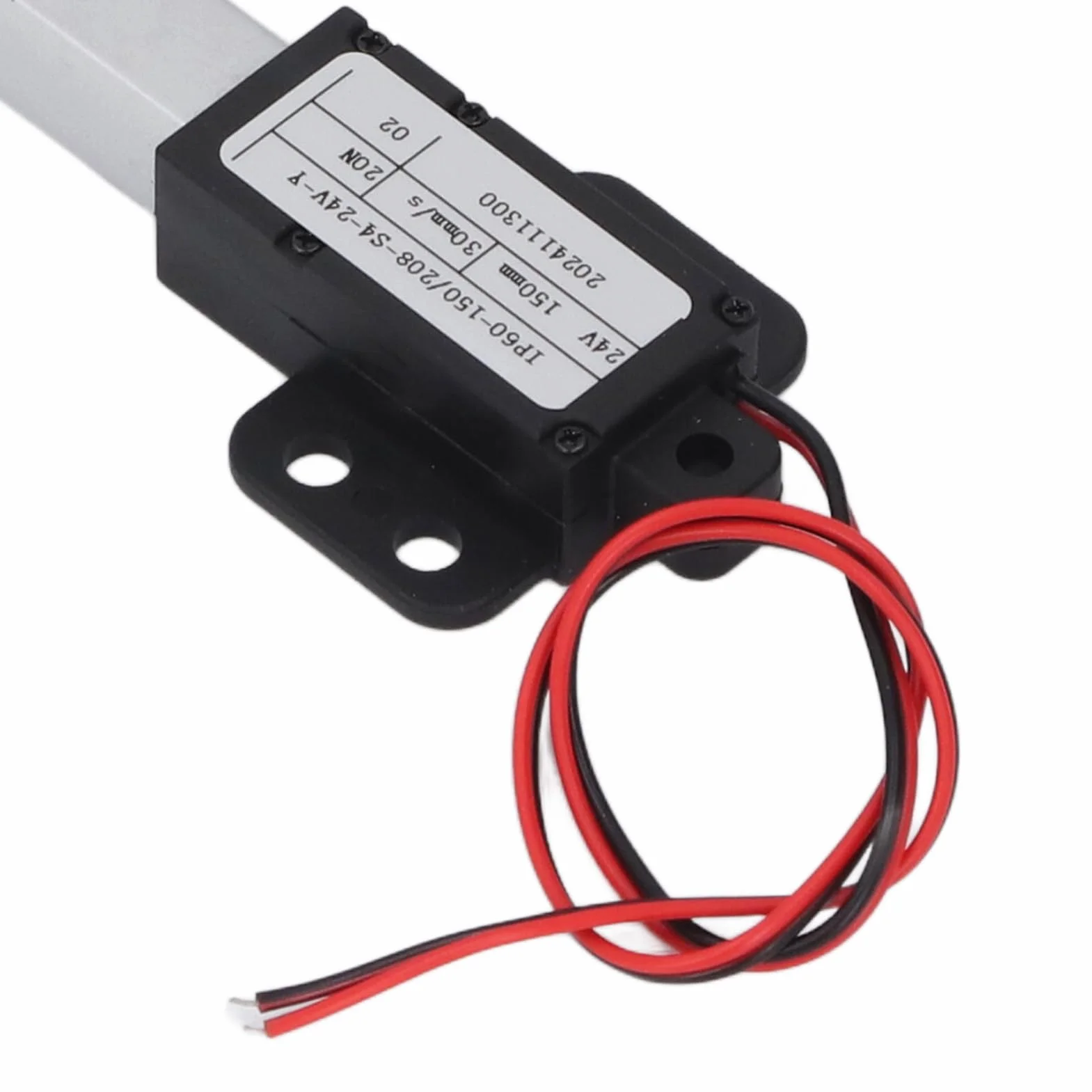 Elektryczny Siłownik Liniowy DC24V 150mm Skoku 20N Ciąg 30mm/s Automatyczny Teleskopowy Siłownik Liniowy