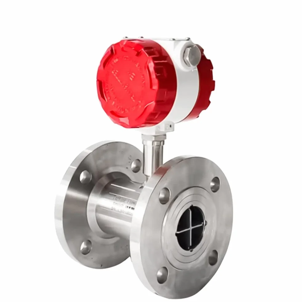 PrzepłYwomierz UltradźWięKowy, Miernik kontroli przepływu wody DN50 DN80 DN100 Przemysłowy przepływ licznikowy Wyświetlacz Turbine Flowmeter Modbus 4-20MA Dla DokłAdniejszego Pomiaru (Color : DN50)