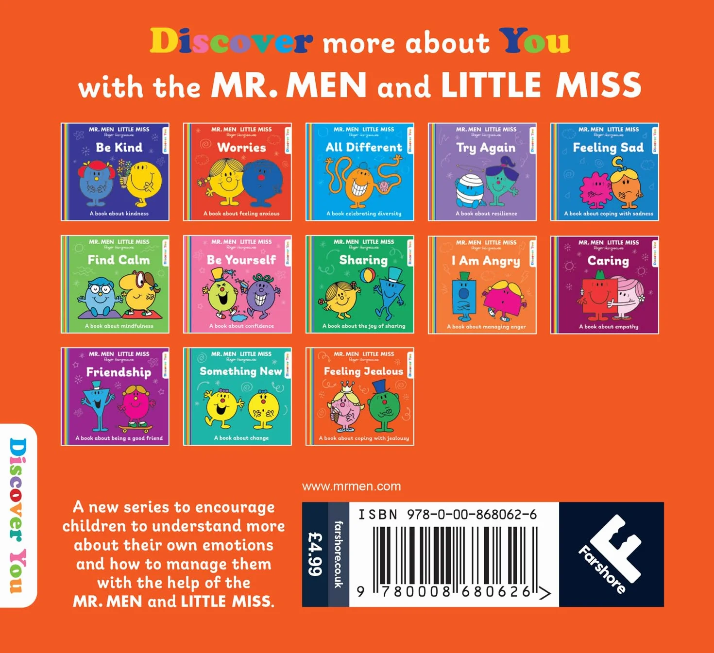 Mr. Men Little Miss: Feeling Jealous: A New Book for 2025 about Coping with Jealousy from the Classic Illustrated Children’s Series about Feelings
