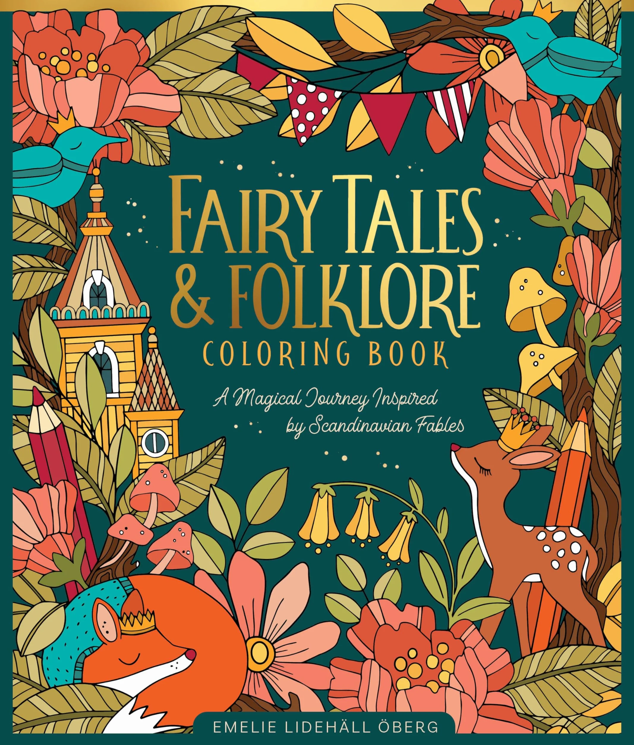 Fairy Tales & Folklore Coloring Book: A Magical Journey Inspired by Scandinavian Fables
