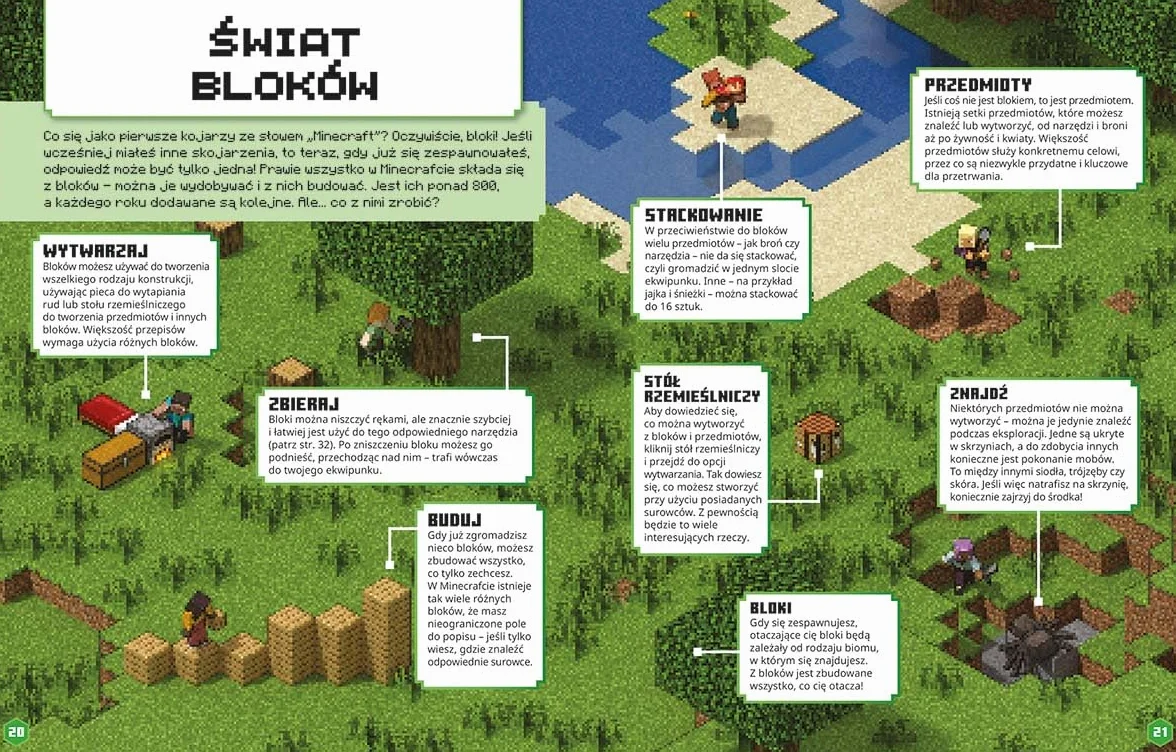 Minecraft. Podręcznik dla początkujących. Całkiem nowe wydanie 2024