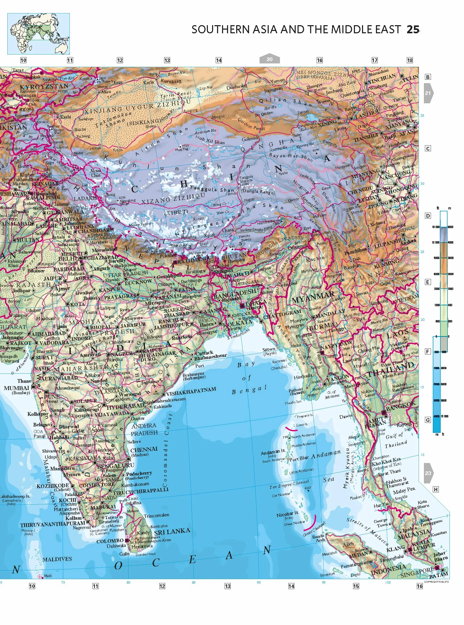 Philip's RGS World Atlas (A4): with Global Cities, Facts and Flags