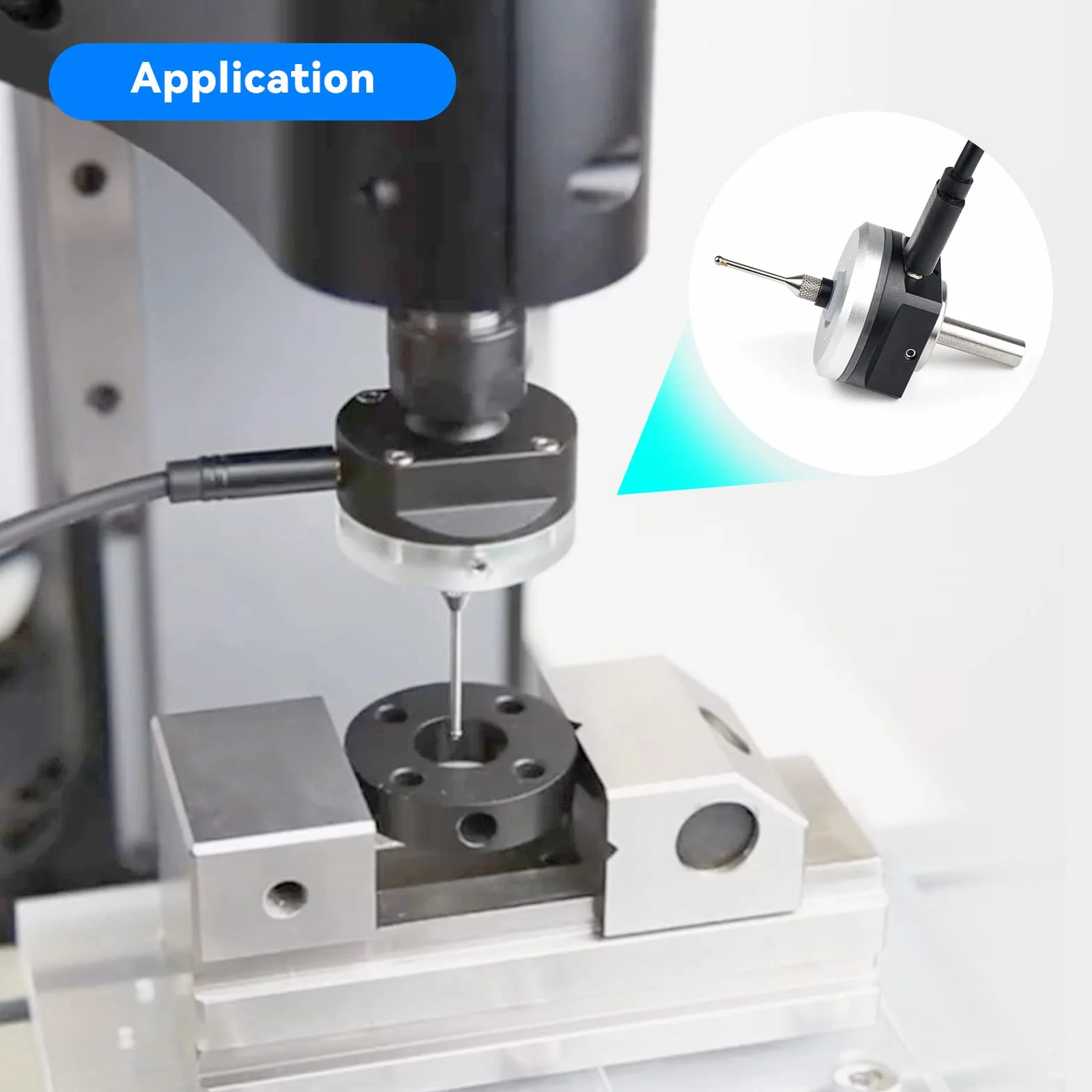RATTMMOTOR Przycisk krawędziowy CNC 3D DC 5-24 V wyszukiwacz krawędzi z kablem 2M kompatybilny Mach3 Grbl V5