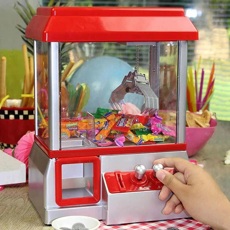 mikamax - Candy Grabber - Candy Machine - Czerwony - Uchwyt automat