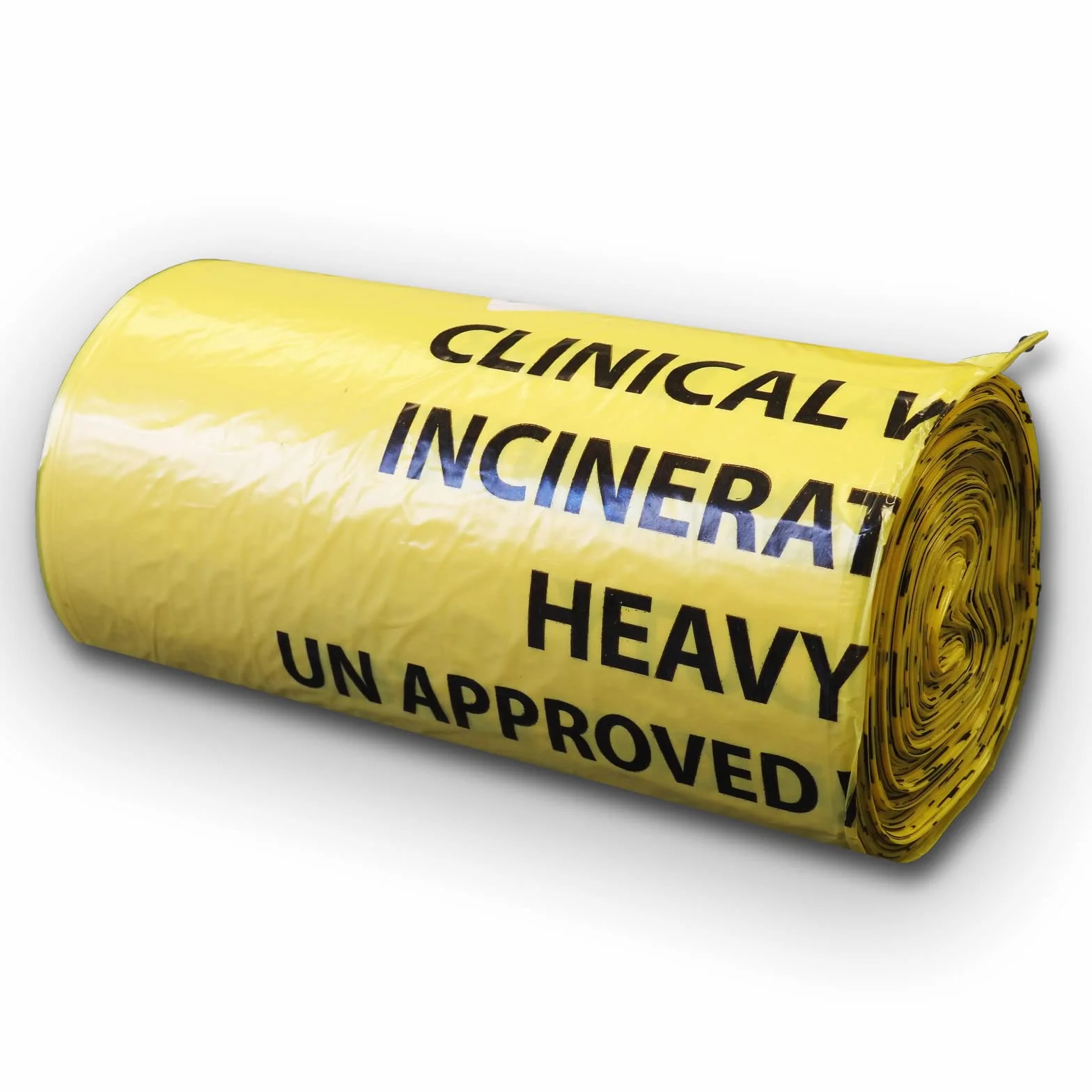 RE-GEN Biohazard worki na odpady kliniczne (2 rolki, 100 pojedynczych toreb), rozmiar 71 x 98 cm, 90 litrów, nośność 12 kg, certyfikat ONZ