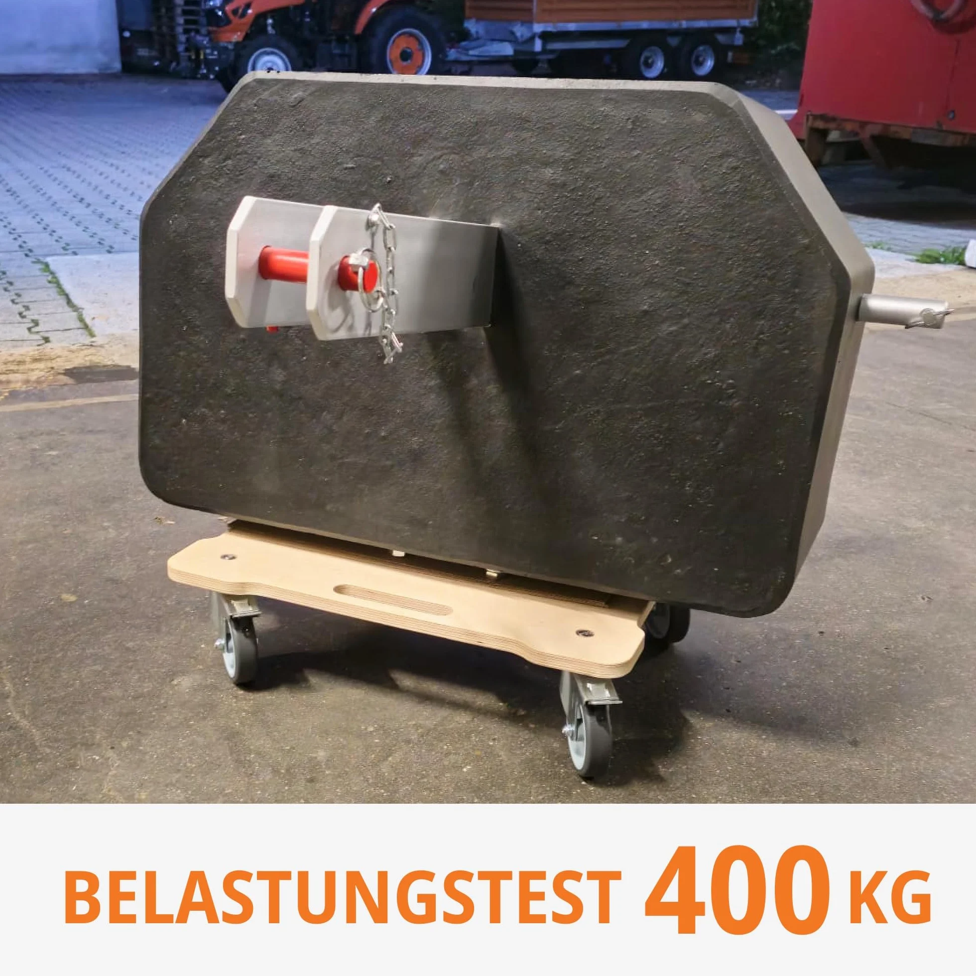 WFIX Podstawa systemu roboczego L-BOXX Wózek transportowy drewno brzozowe 350 kg 2 kółka obrotowe z hamulcem