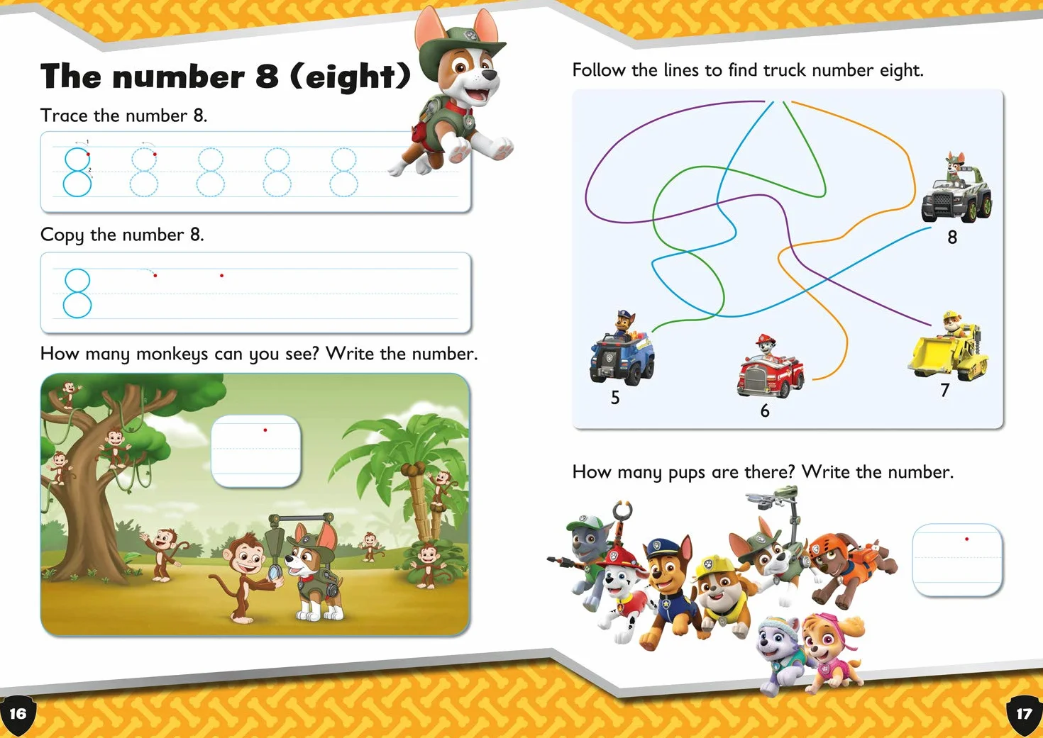 PAW Patrol First Numbers Activity Book: Have fun learning to read, write and count with the PAW Patrol pups