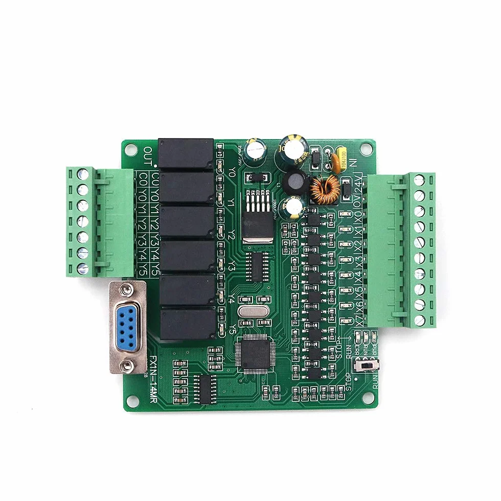 DollaTek DC24V Plc Przemys?owy kontroler kart steruj?cych FX1N-14MR Wyj?cie przeka?nika kart