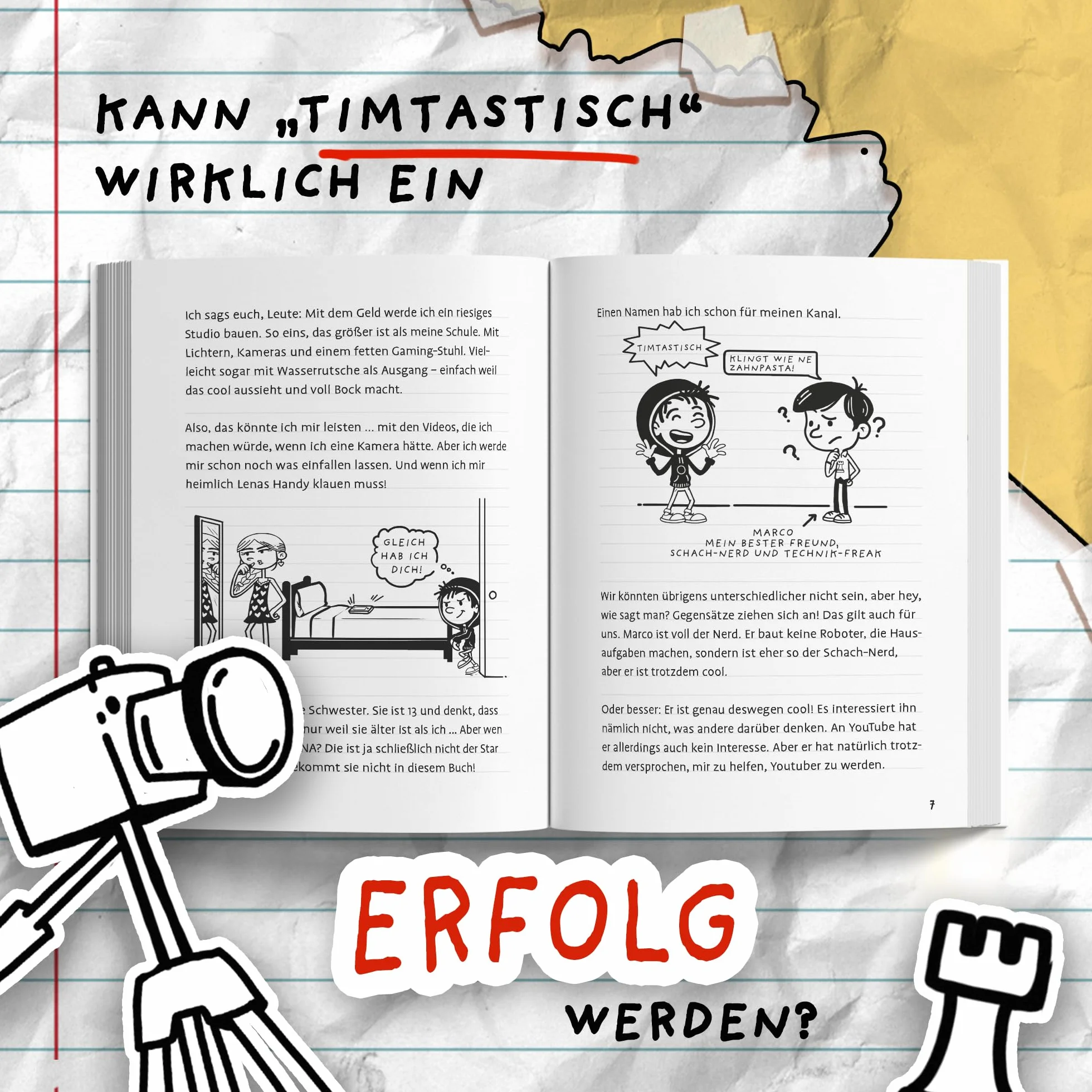 YouTube-Chaos: Tagebuch des jüngsten YouTubers - Ein Comic-Roman von LukasBS: 4