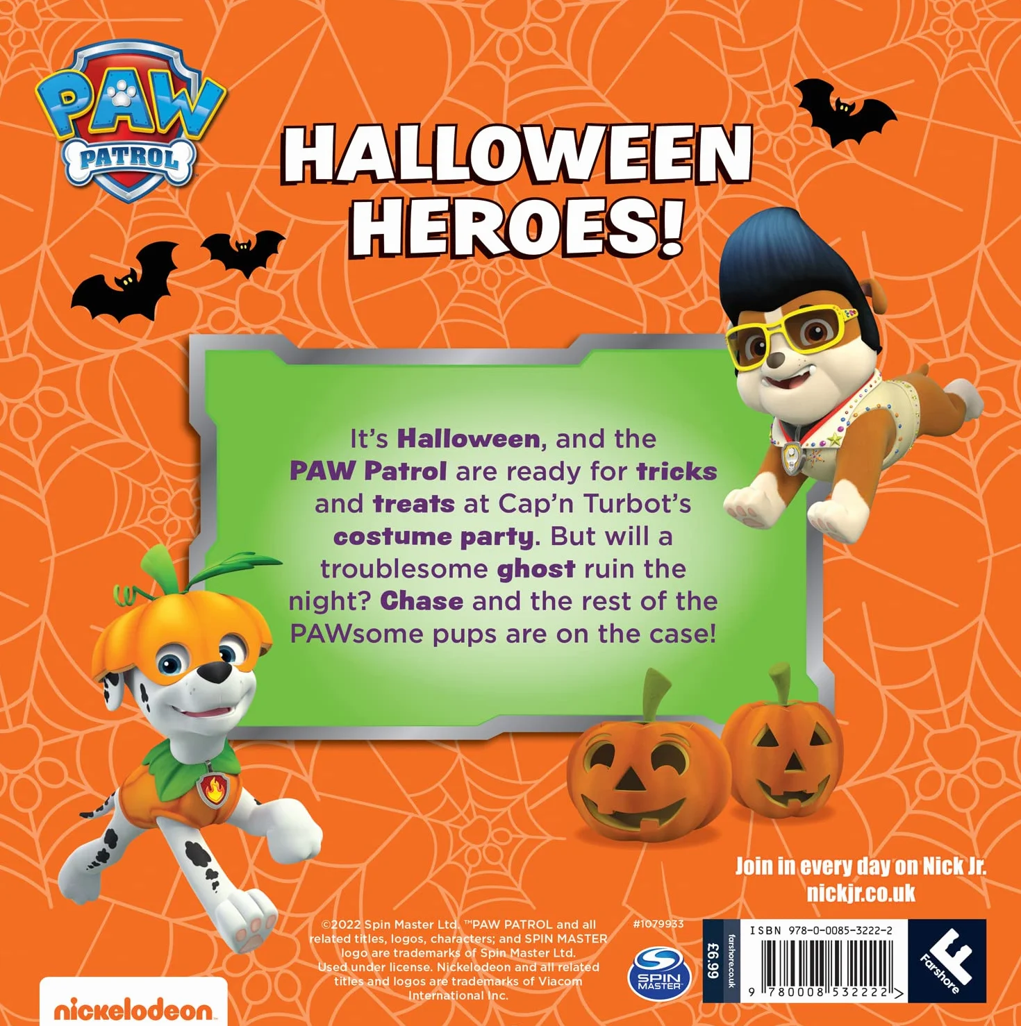 PAW Patrol Picture Book – Halloween Heroes!: The perfect gift to celebrate Halloween 2025! A funny, illustrated story book for children aged 2, 3, 4, 5 years.