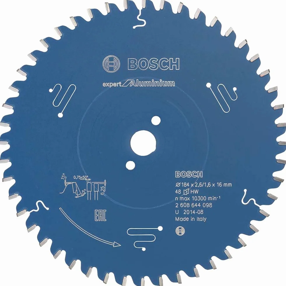 Bosch Professional 2608644098 tarcza zębata "Top Precision" EXALH 184 x 16 mm 48