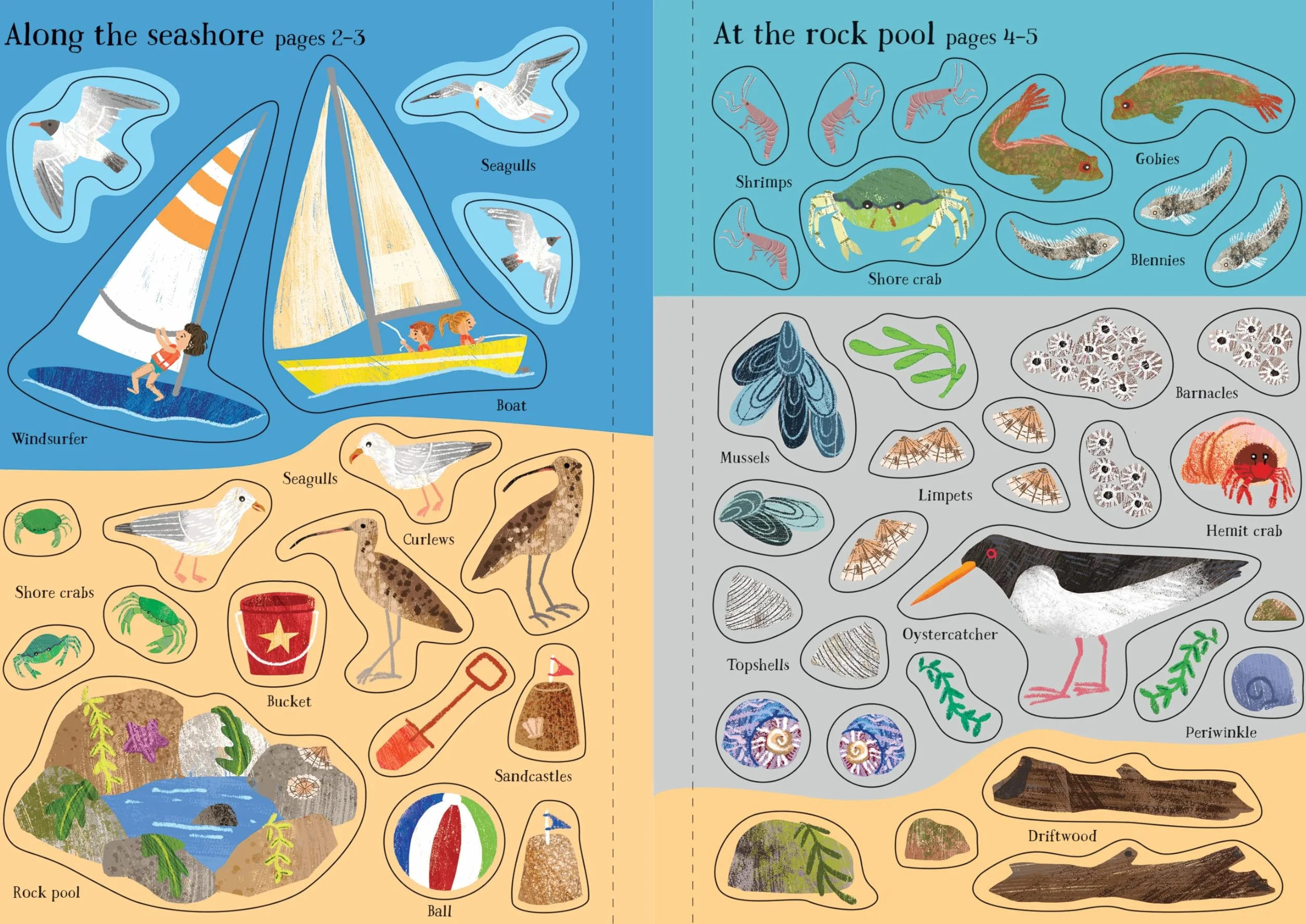 Little First Stickers Seashore: 1