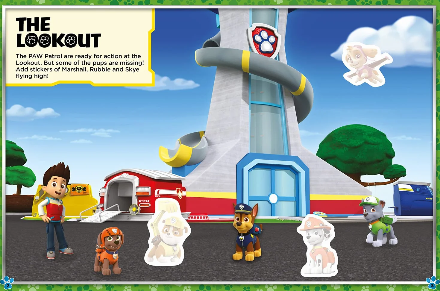 Paw Patrol: Meet the Pups Sticker Activity: With over 50 BIG stickers! A fun illustrated sticker book for children aged 3, 4, 5 based on the Nickelodeon TV Series