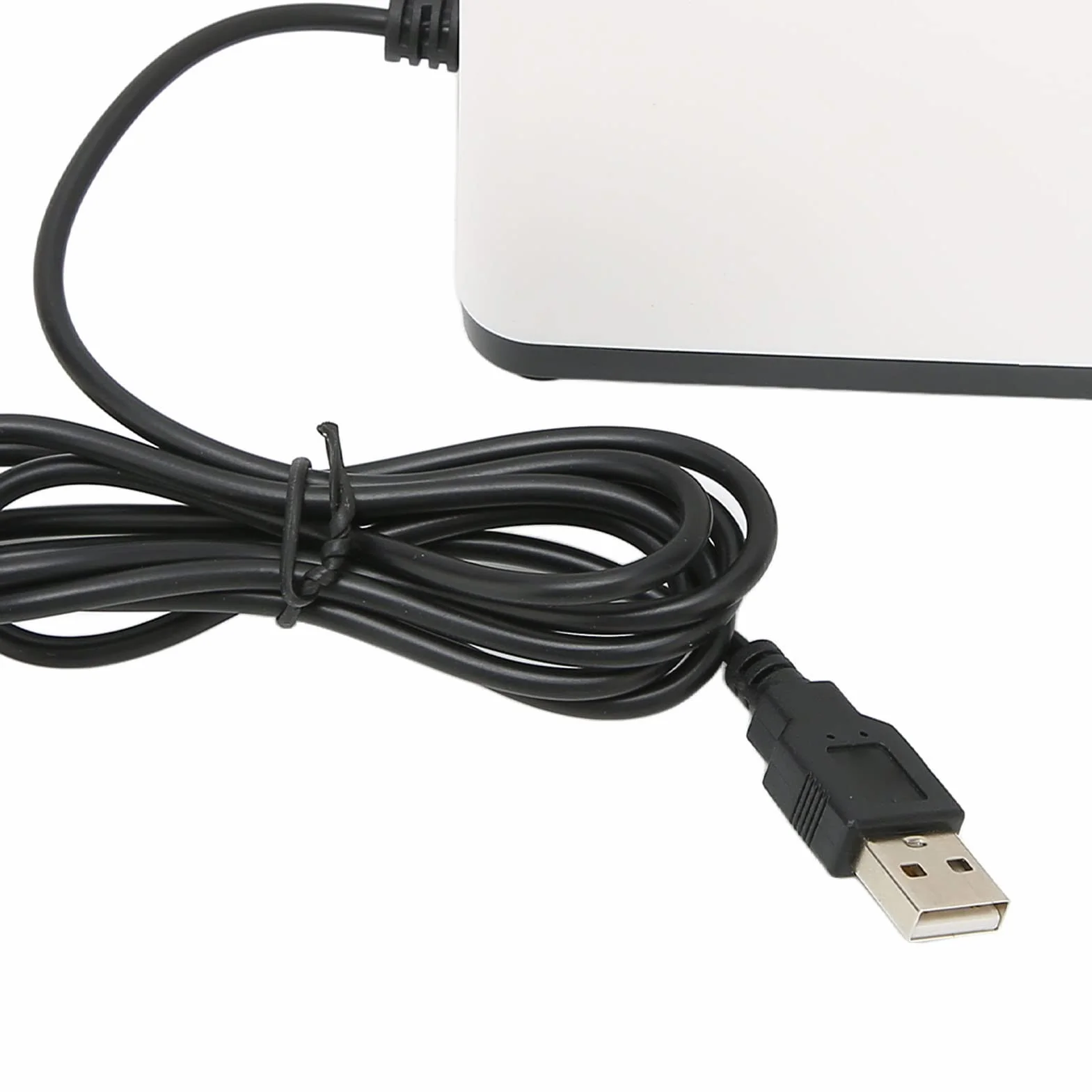 Wolny od Rąk Skaner Kodów Kreskowych, Skaner Kodów Kreskowych R42 2D 1D Wszechstronny Pulpit Czytnik Kodów Kreskowych USB Mobilny Kod Skanowania Pudełko Płatności, dla POS PC Supermarket Księgarnia Re