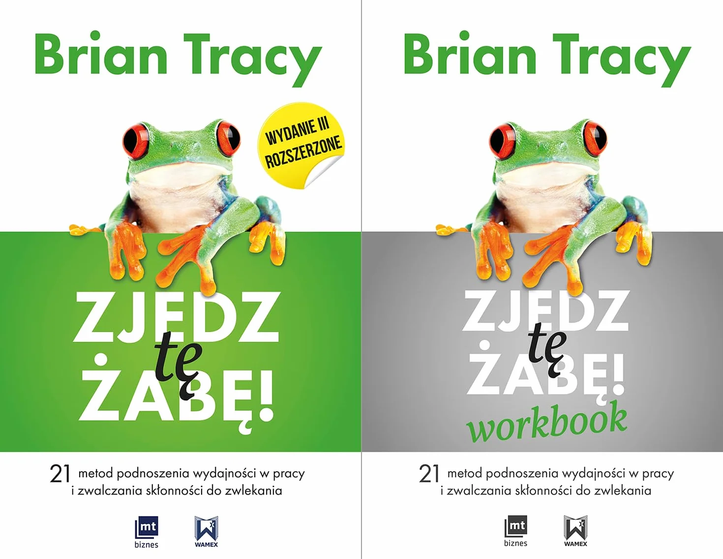 PAKIET ZJEDZ TĘ ŻABĘ! + ZJEDZ TĘ ŻABĘ! Workbook