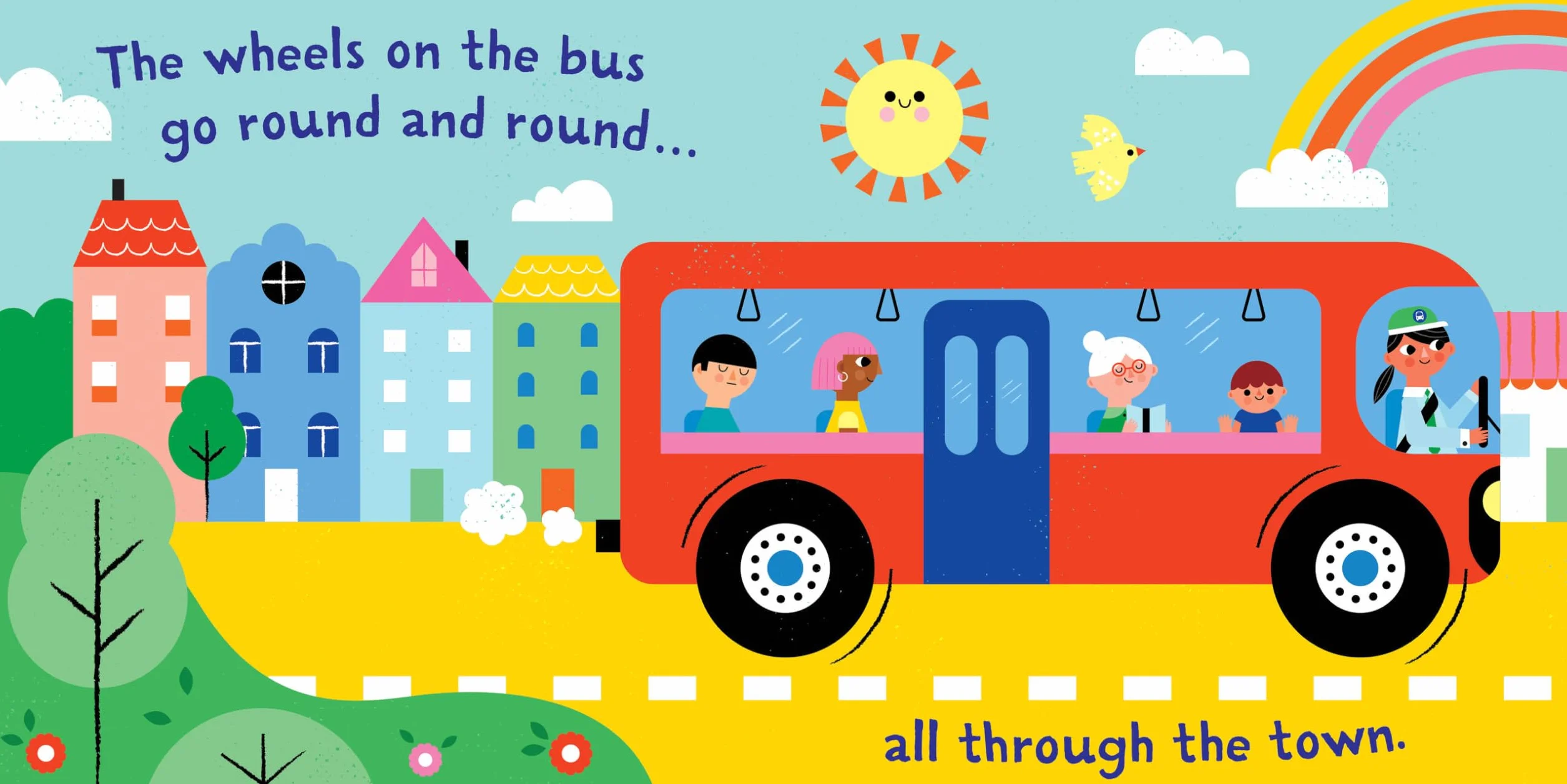 Indestructibles: The Wheels on the Bus: Chew Proof - Rip Proof - Nontoxic - 100% Washable (Book for Babies, Newborn Books, Safe to Chew)