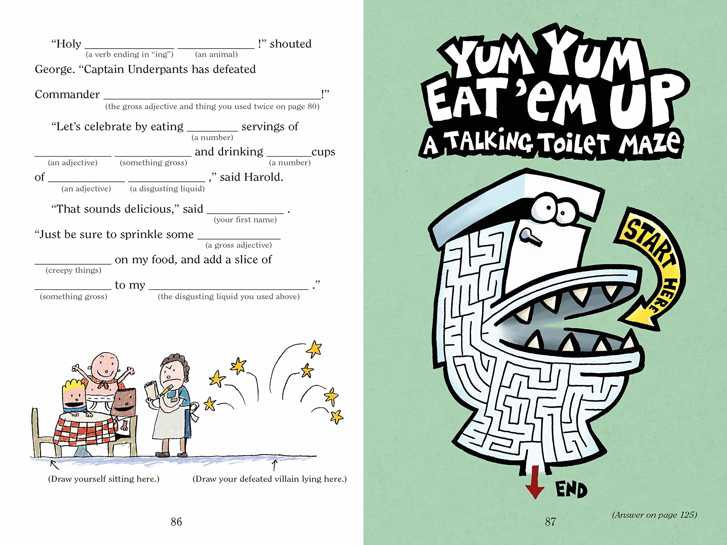Captain Underpants Double Crunchy Book o'Fun (Full Colour)