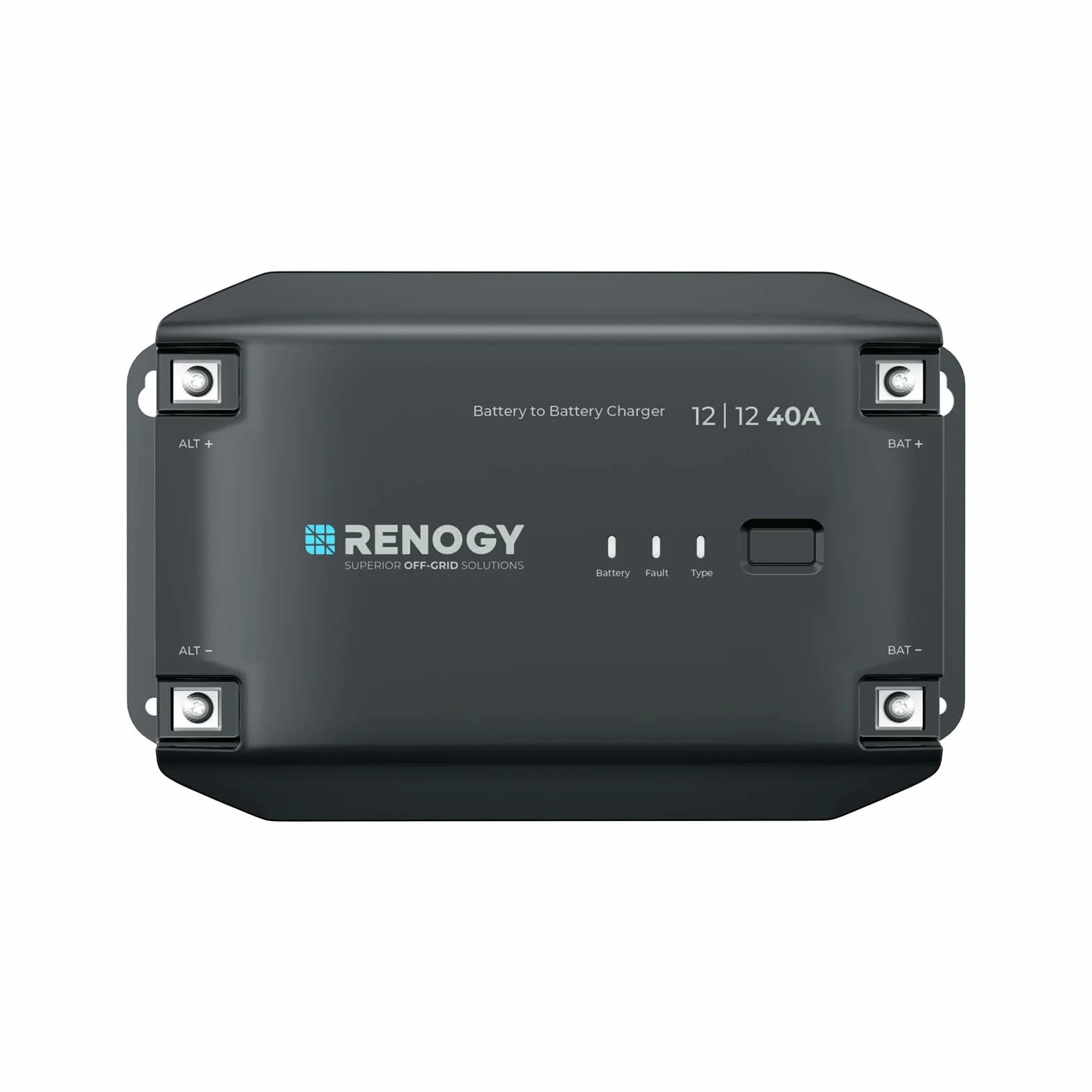 Renogy RNG-DCC1212-40 Ładowarka do Akumulatorów, Czarny/Niebieski, 40A