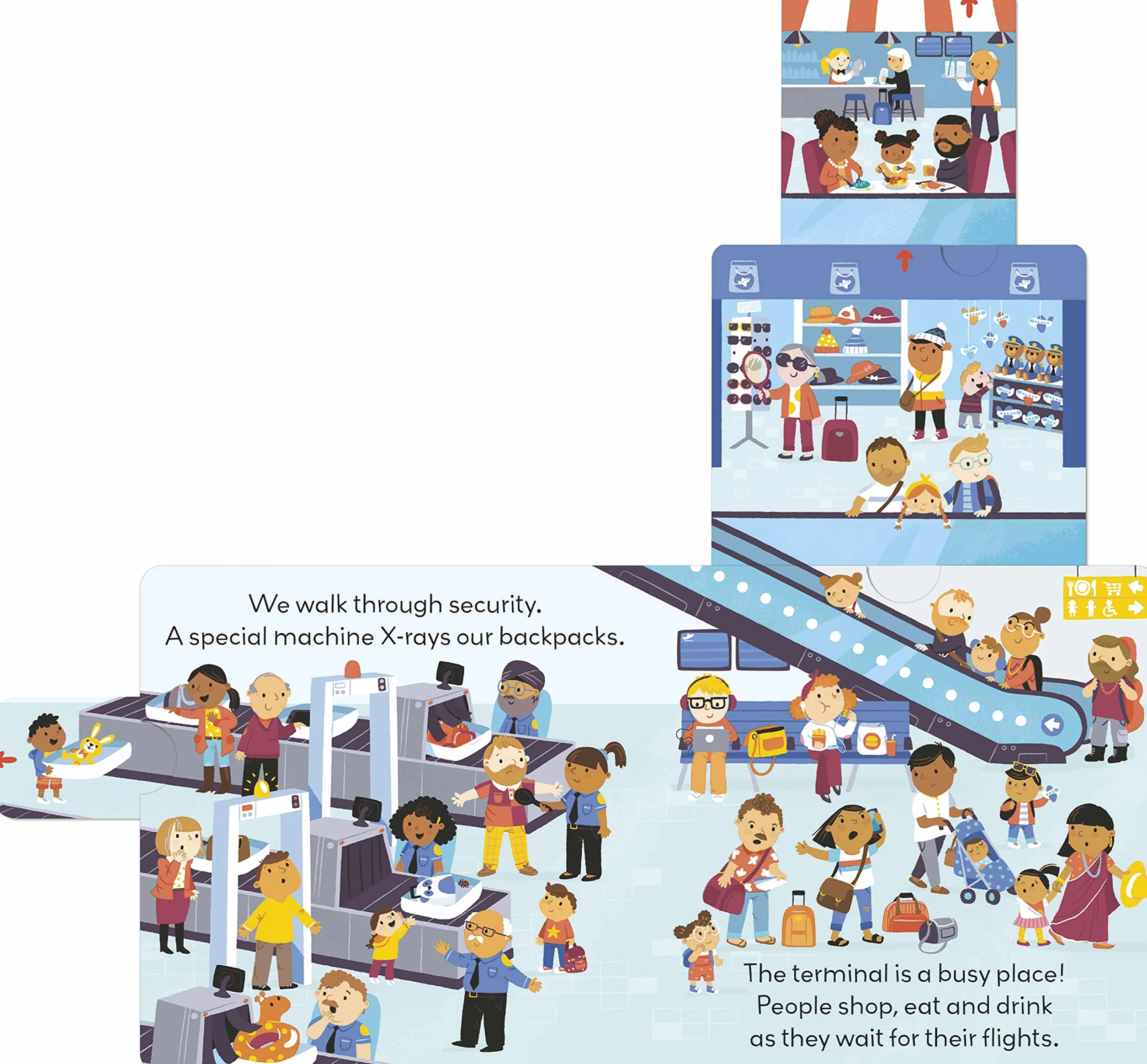 Little World: At the Airport: A push-and-pull adventure