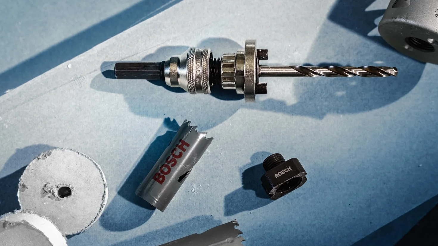 Bosch 15 x PRO Multi Material zestaw otwornic (do miękkiego drewna, płyty gipsowo-kartonowej, Ø 20-76 mm, profesjonalne akcesoria do wiertarki/wkrętarki)