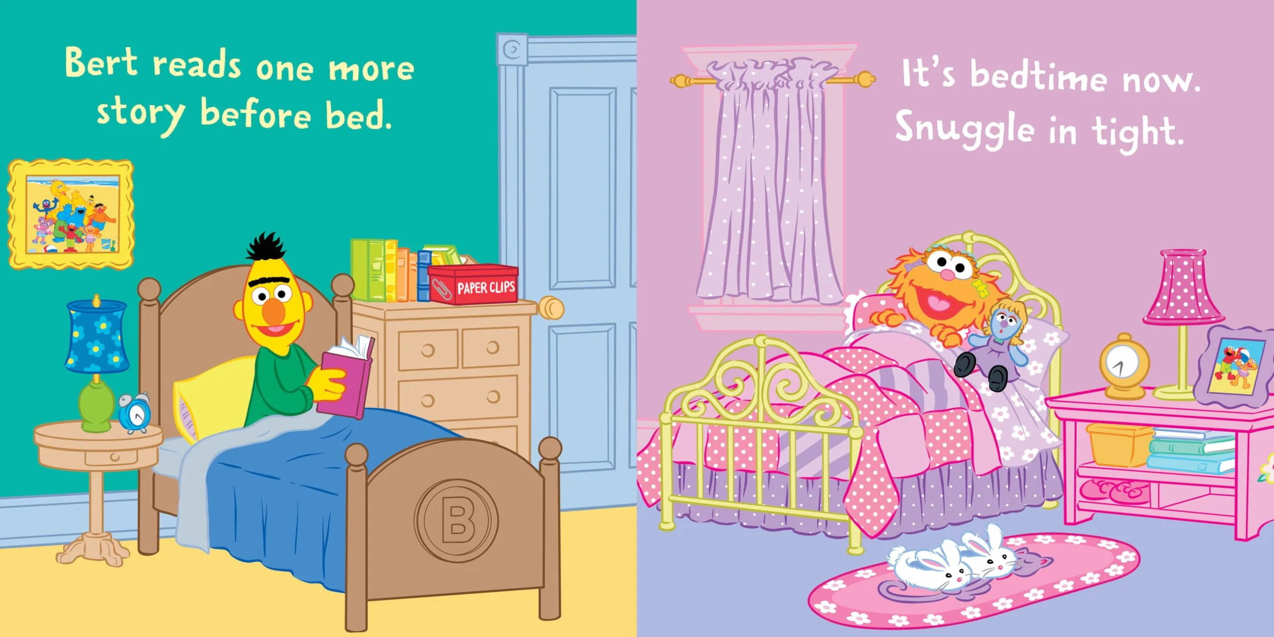 Indestructibles: Sesame Street: Time for Bed!: Chew Proof - Rip Proof - Nontoxic - 100% Washable (Book for Babies, Newborn Books, Safe to Chew)