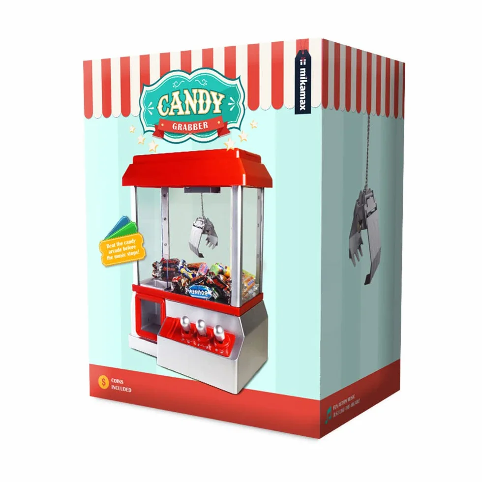 mikamax - Candy Grabber - Candy Machine - Czerwony - Uchwyt automat