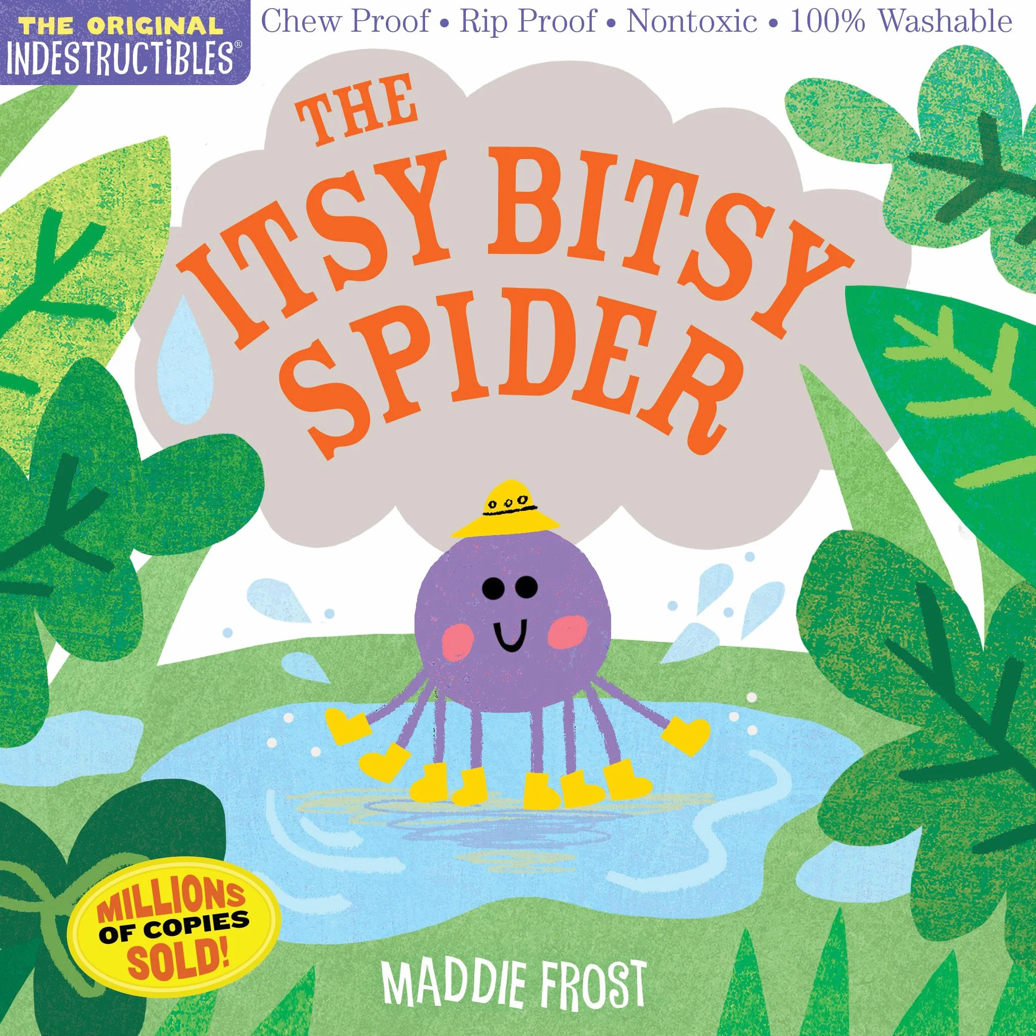 Indestructibles: Itsy Bitsy Spider: Chew Proof - Rip Proof - Nontoxic - 100% Washable (Book for Babies, Newborn Books, Safe to Chew)
