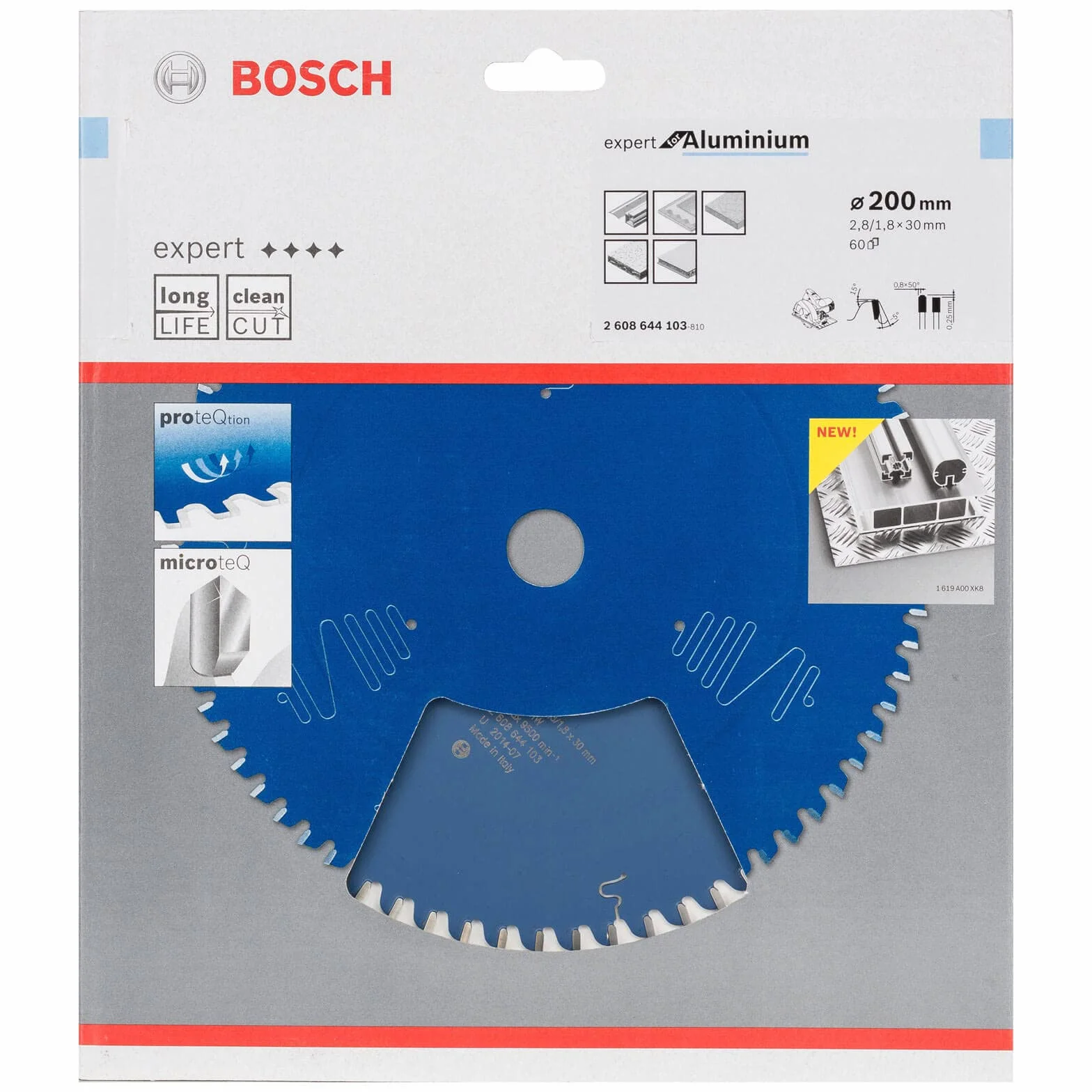 Bosch Professional 2608644098 tarcza zębata "Top Precision" EXALH 184 x 16 mm 48