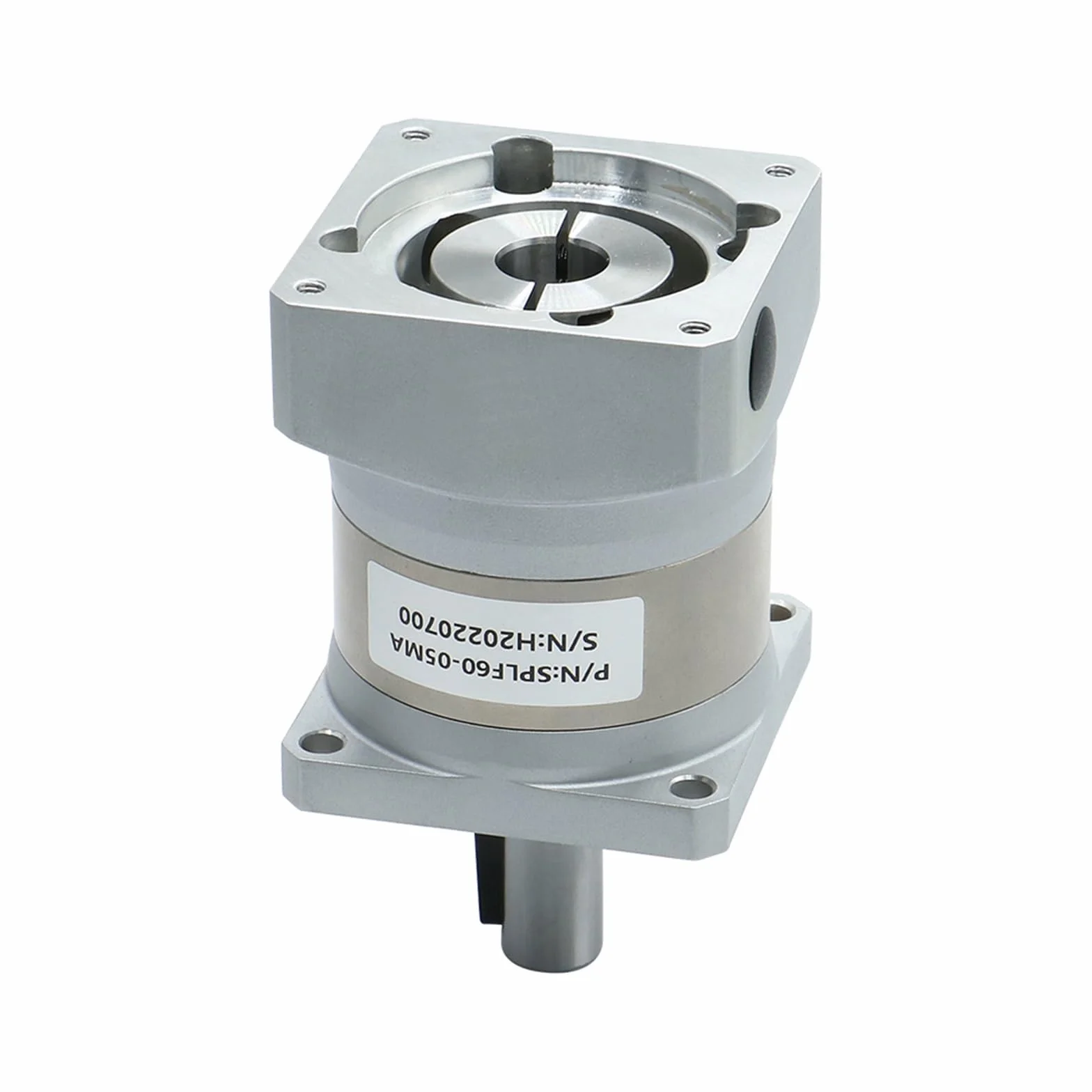 PLF60 precyzyjny reduktor przekładni planetarnej o niskim poziomie hałasu pasuje do Nema23 57 8mm silnik krokowy Nema24 60ST 14mm 400W serwo do CNC(4 to 1,8mm for stepper)