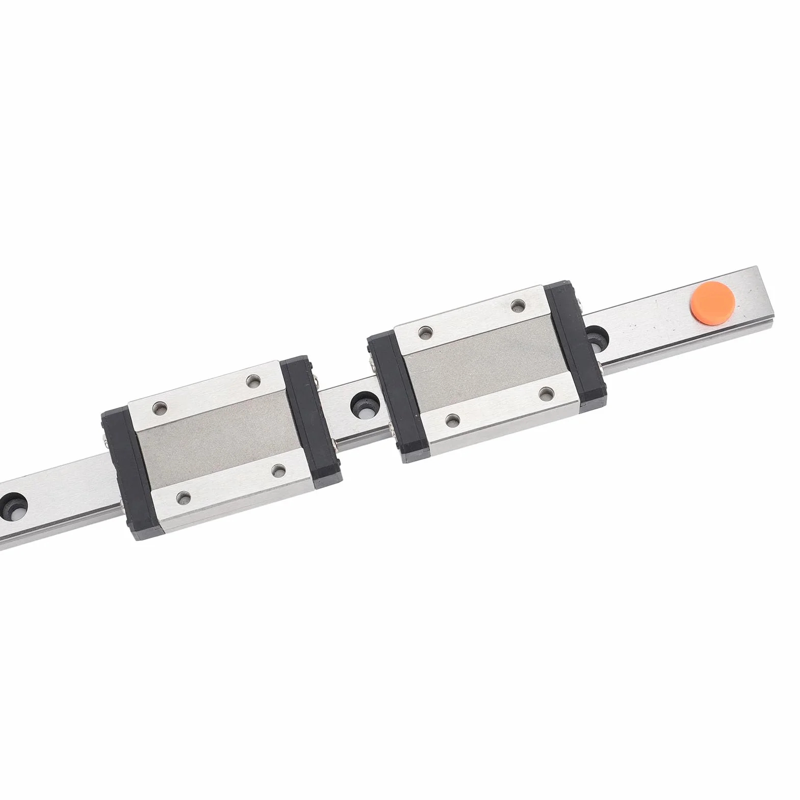 MGN12H szyna liniowa 600 mm | z 2 blokami ślizgowymi | prowadnica liniowa | do druku CNC/3D | typ blokowany